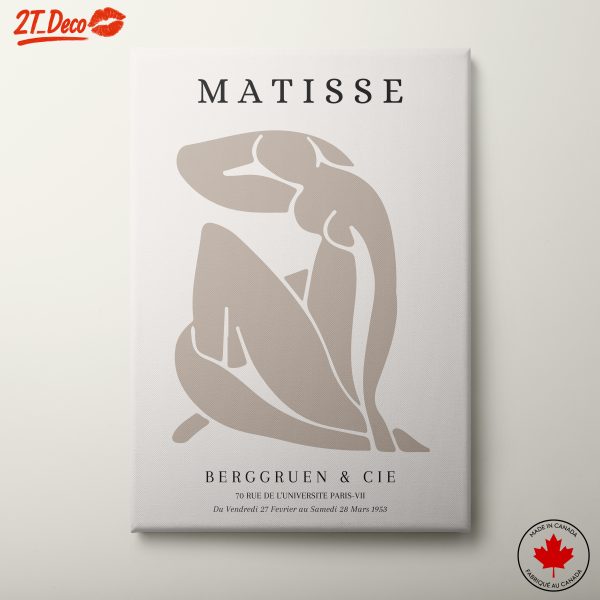 Stylized Abstract Figure Art by Matisse