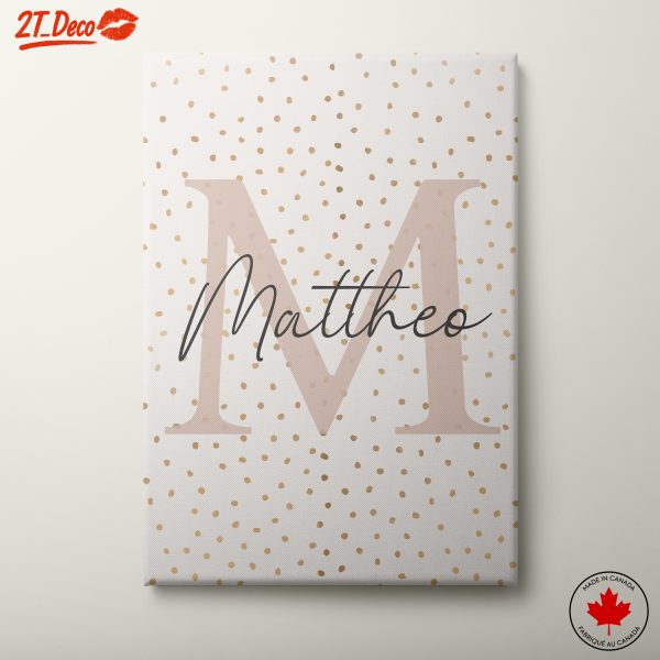 Personalized Bold Typography Wall Art