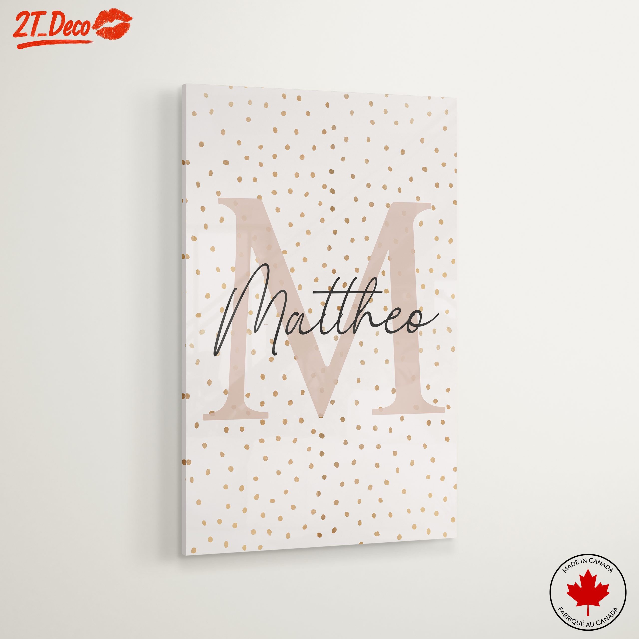 Personalized Bold Typography Wall Art - Image 6