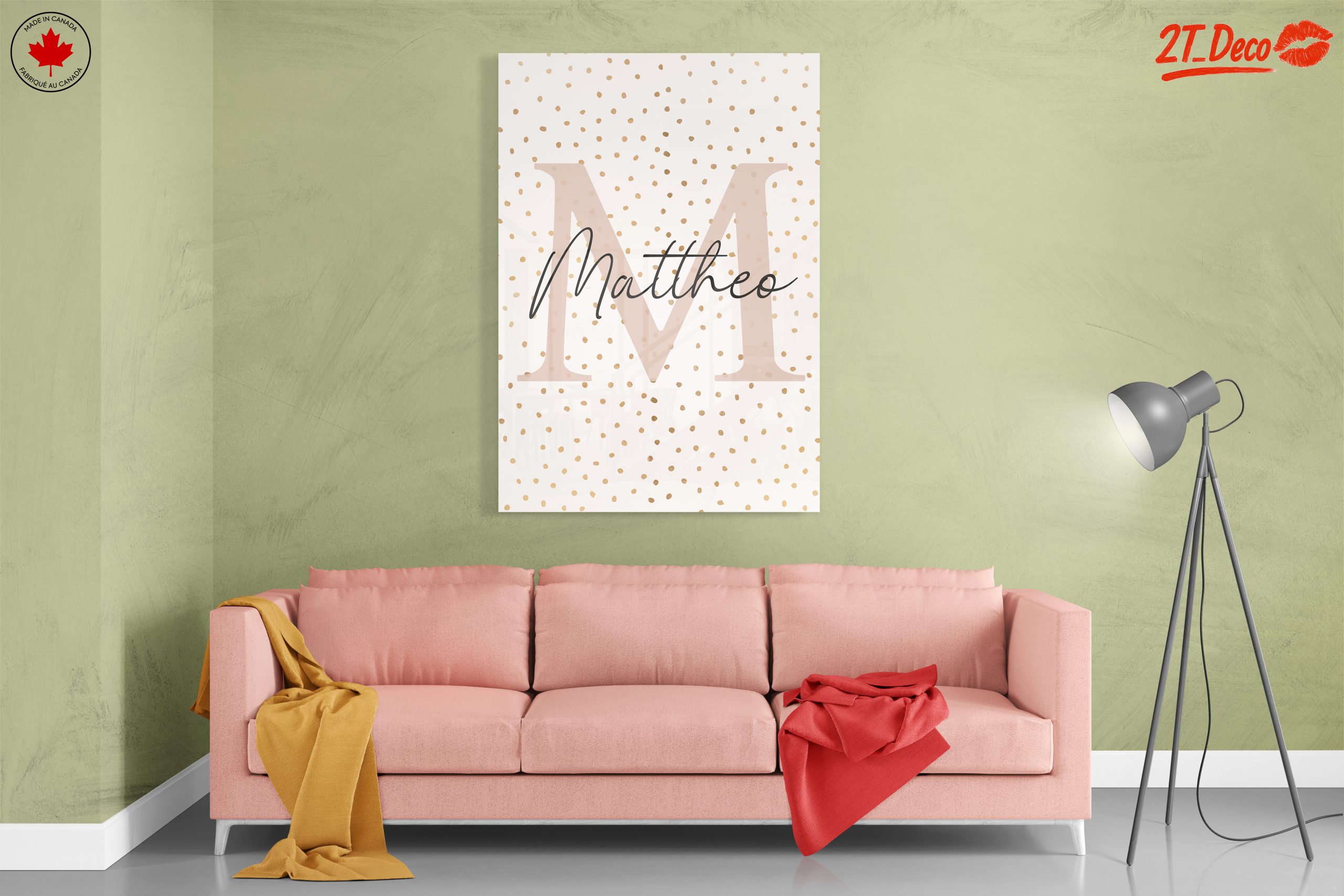 Personalized Bold Typography Wall Art - Image 7