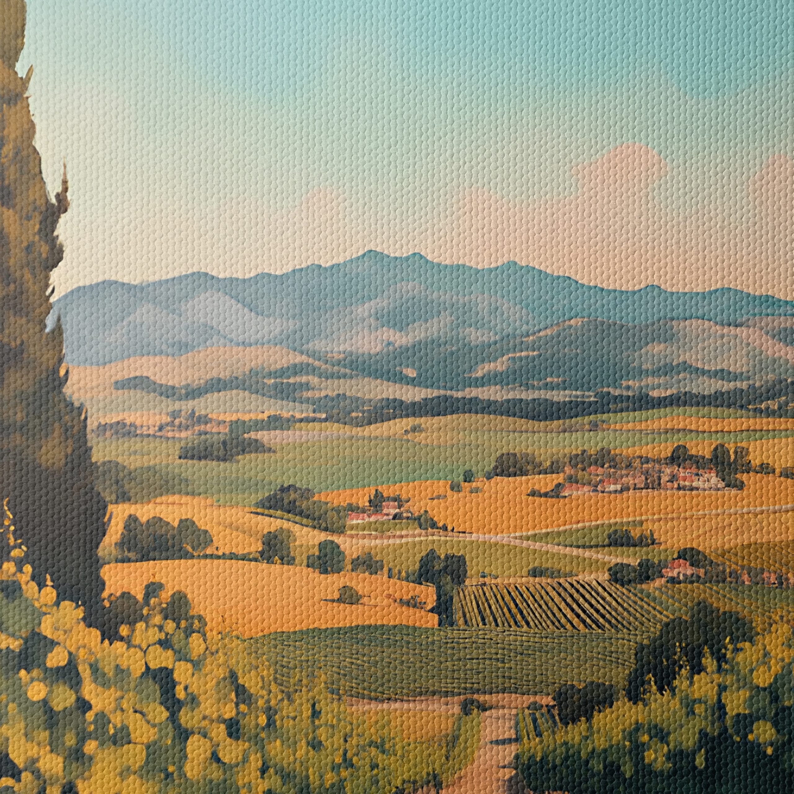 Napa Valley Vineyard Landscape Art - Image 4