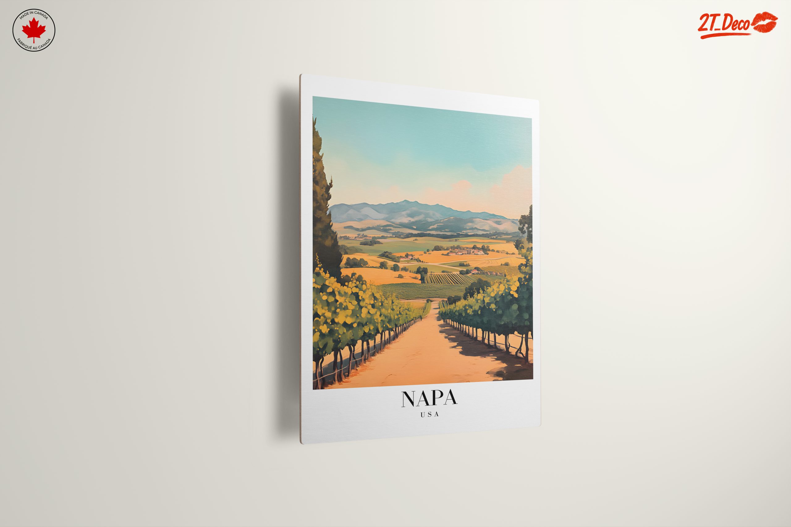 Napa Valley Vineyard Landscape Art - Image 13