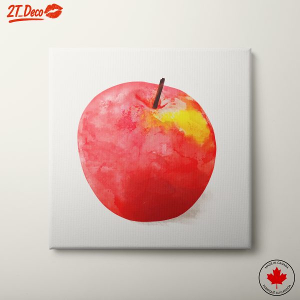 Stylized Abstract Apple Illustration 2