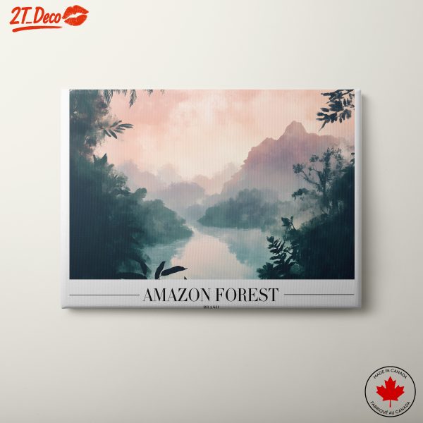 Amazon Forest Landscape Art