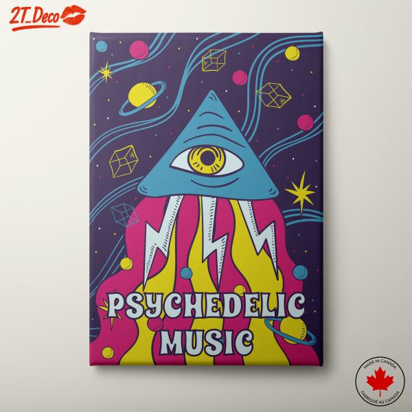 Psychedelic Music Art for Bold Spaces