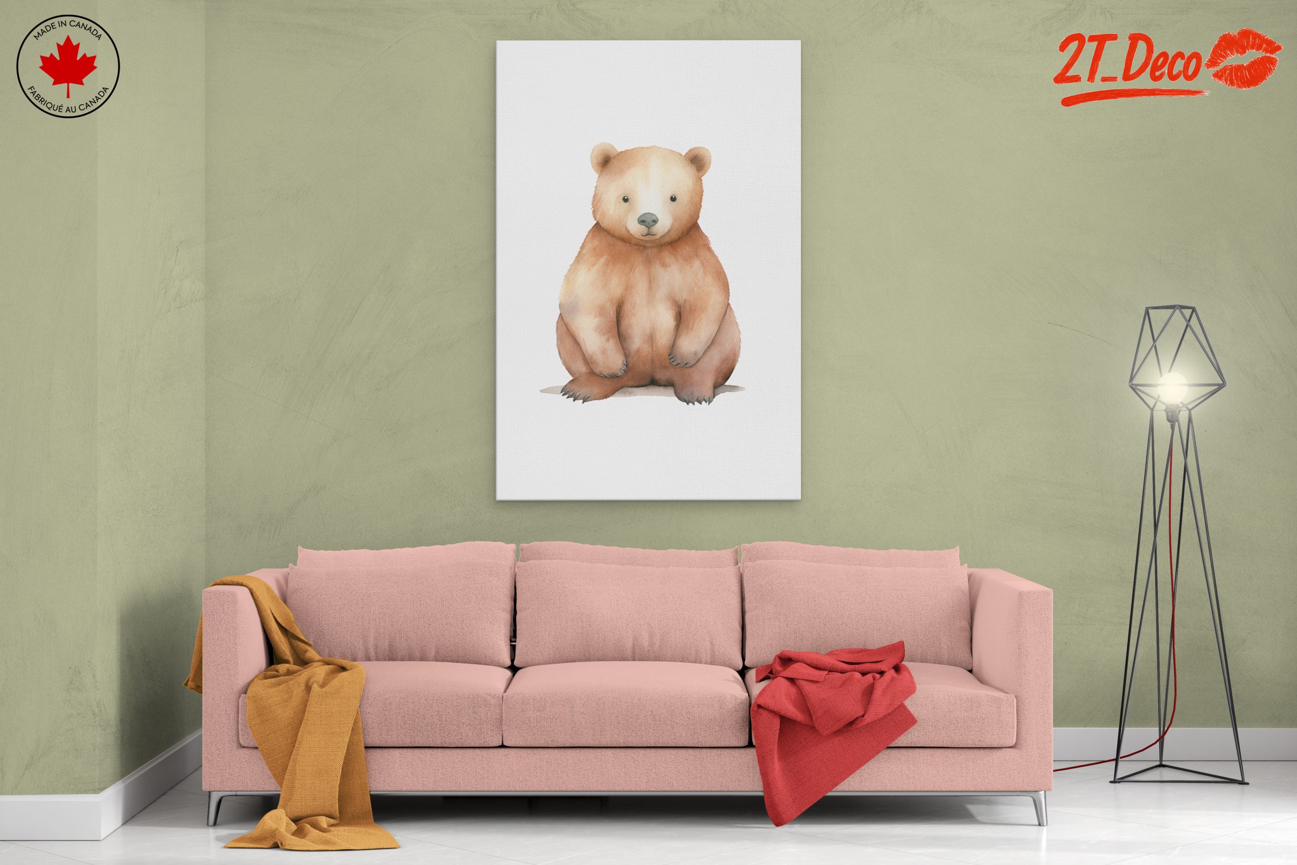 Cute Bear Illustration Art - Image 2