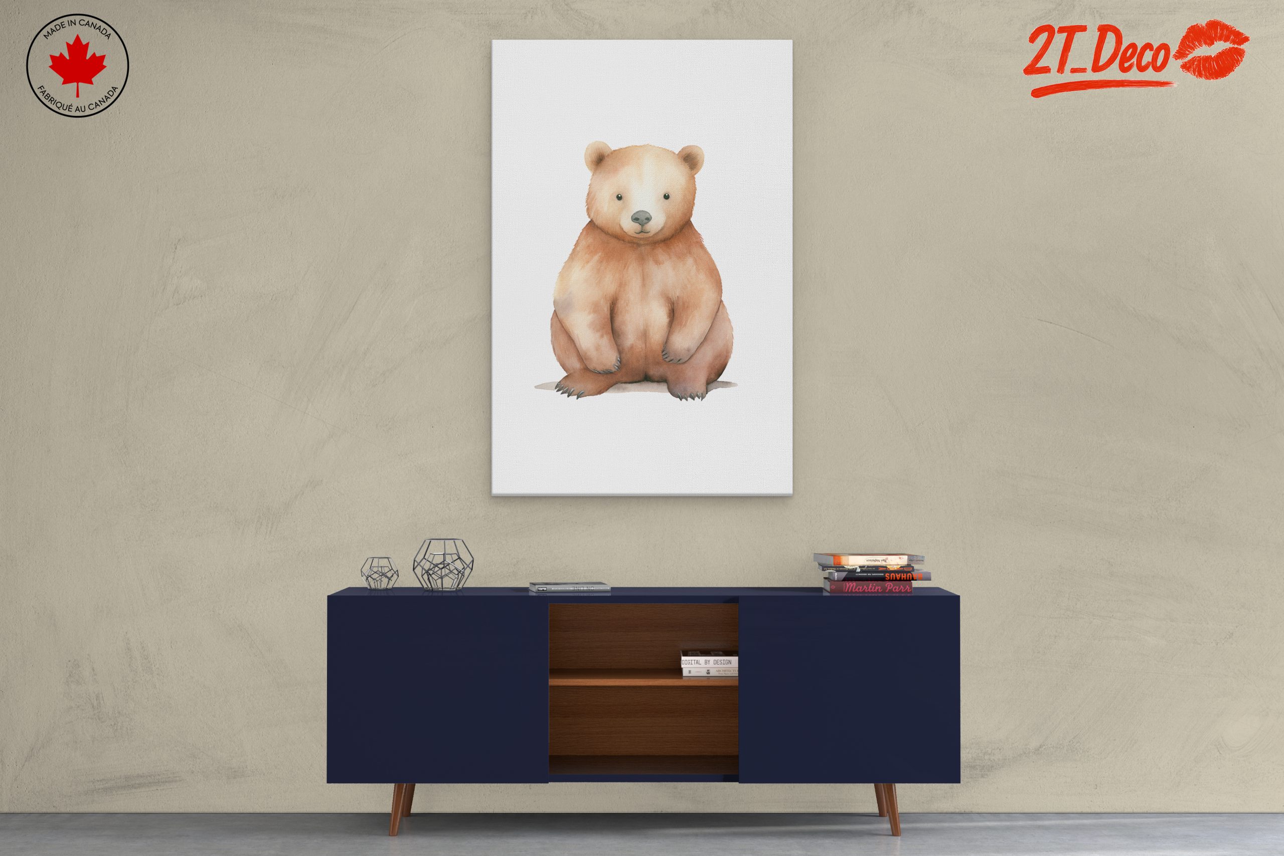 Cute Bear Illustration Art - Image 3