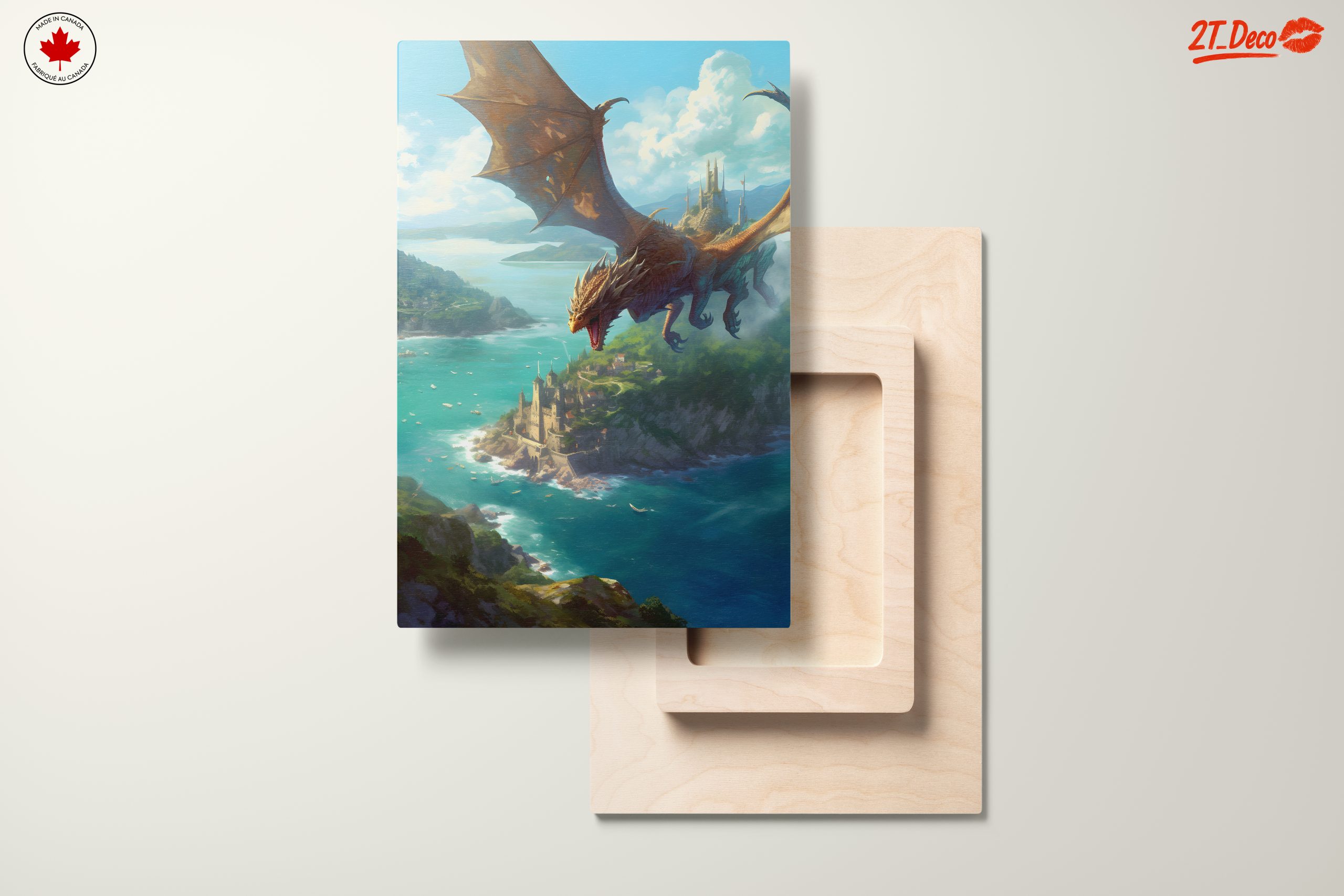 Epic Dragon Over Fantasy Landscape - Image 11