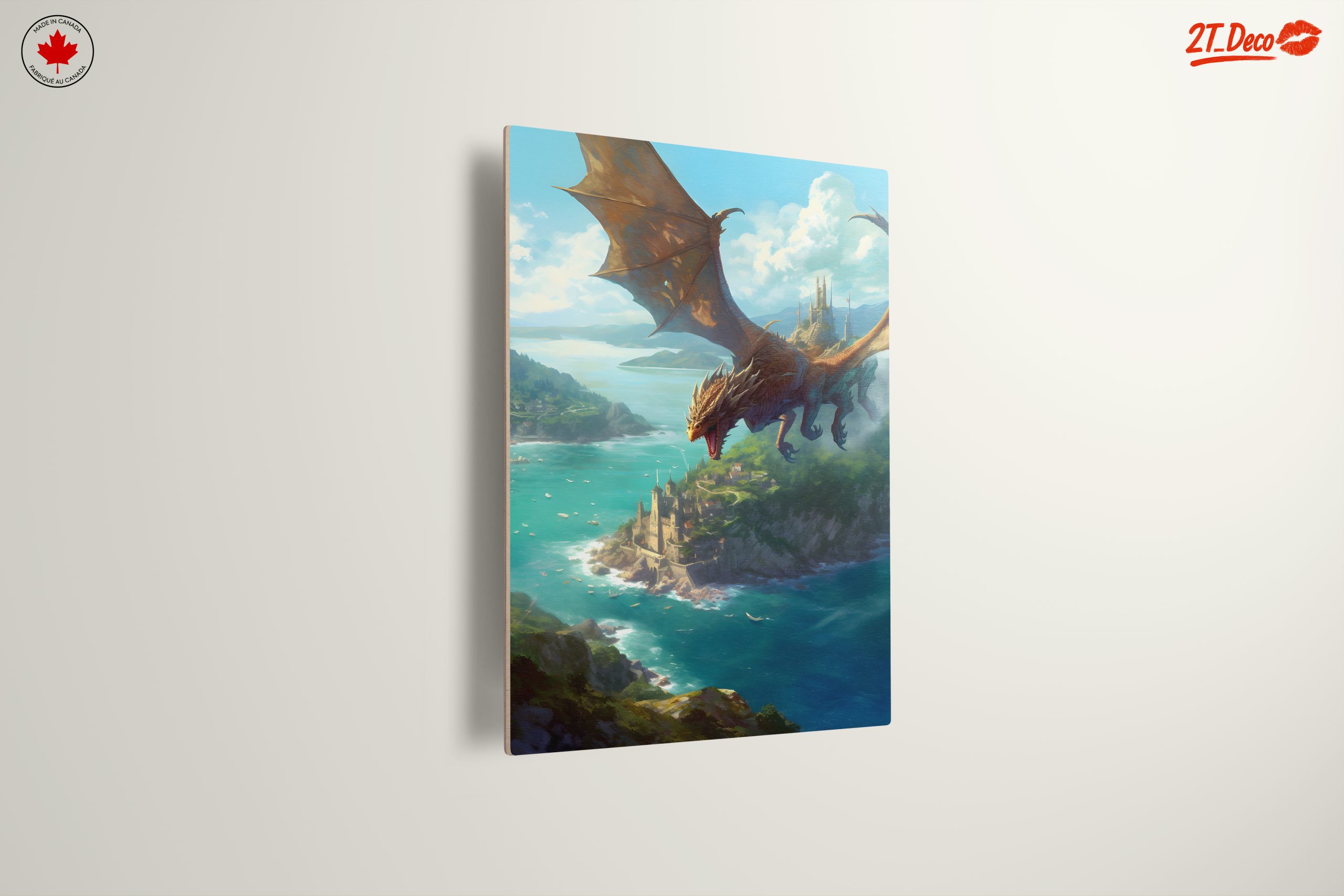 Epic Dragon Over Fantasy Landscape - Image 13