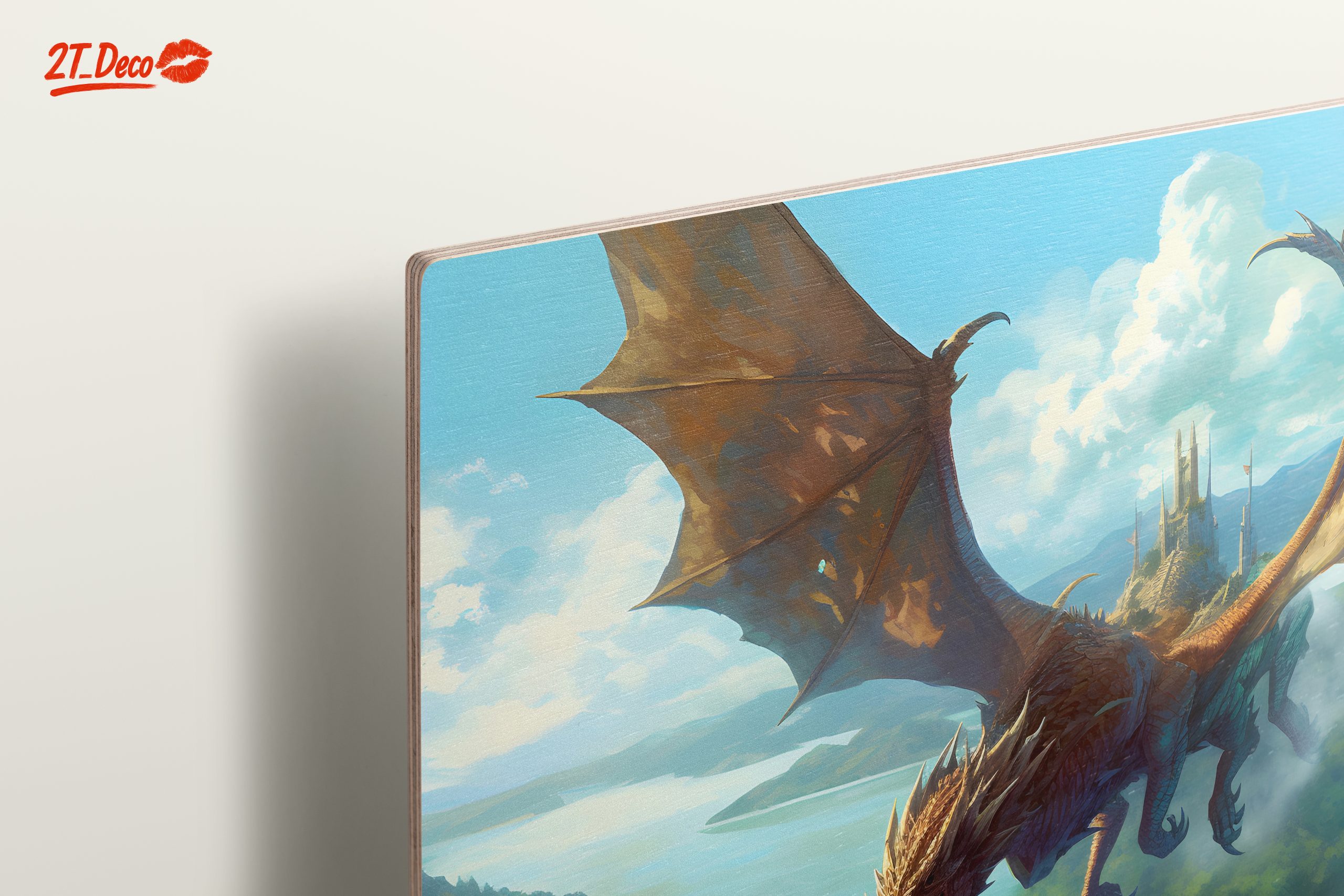Epic Dragon Over Fantasy Landscape - Image 15