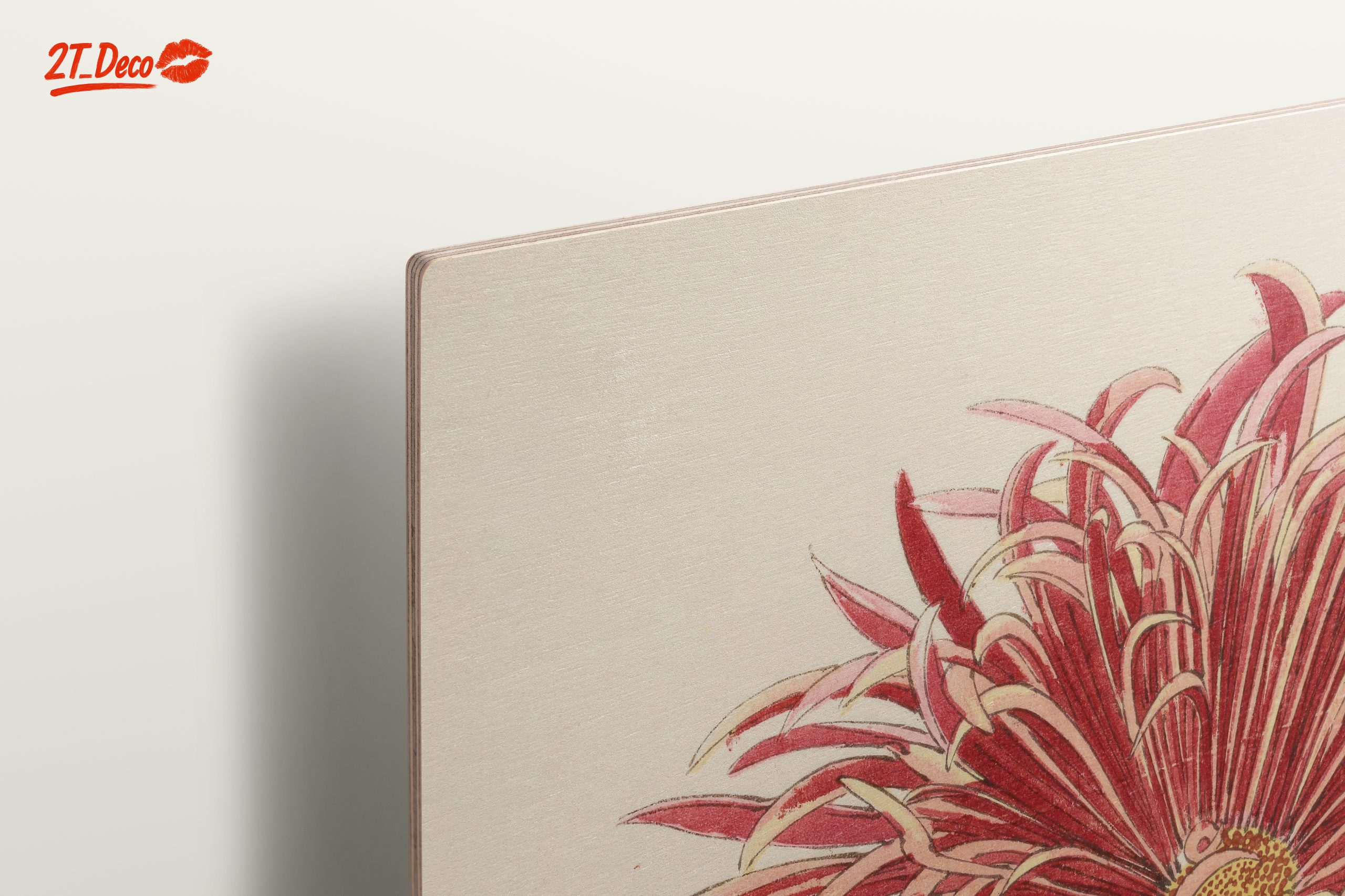 Red Chrysanthemum Botanical Art - Image 15