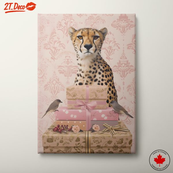Cheetah with Gifts and Birds