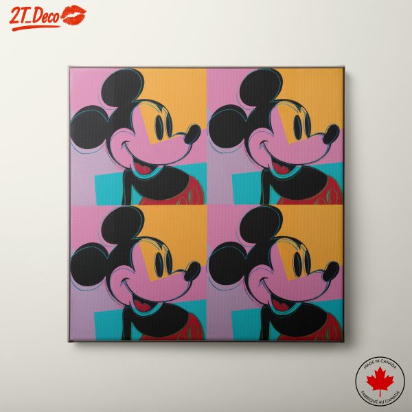 Colorful Pop Art Featuring Iconic Character