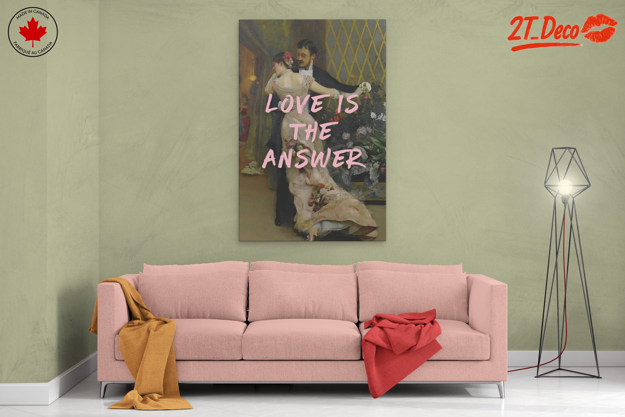 Romantic Artistic Portrait with Text - Image 2