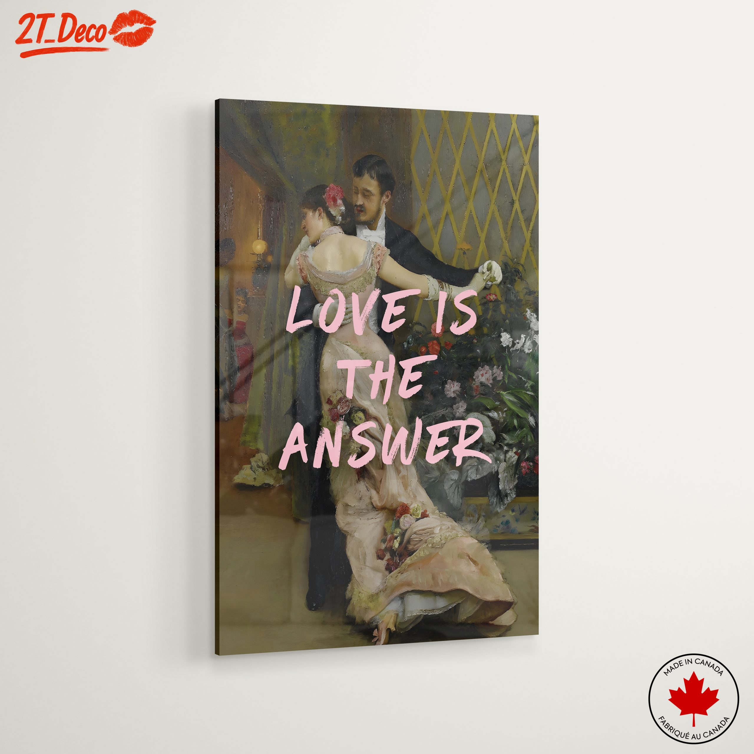 Romantic Artistic Portrait with Text - Image 6