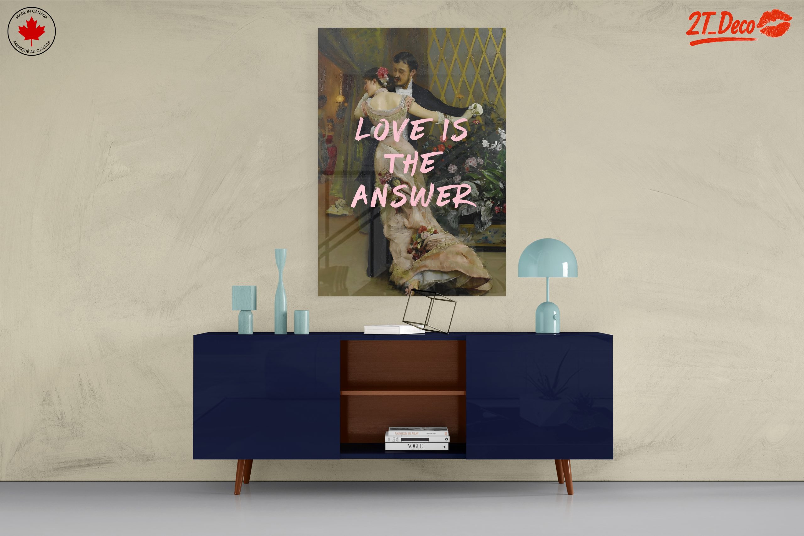 Romantic Artistic Portrait with Text - Image 8