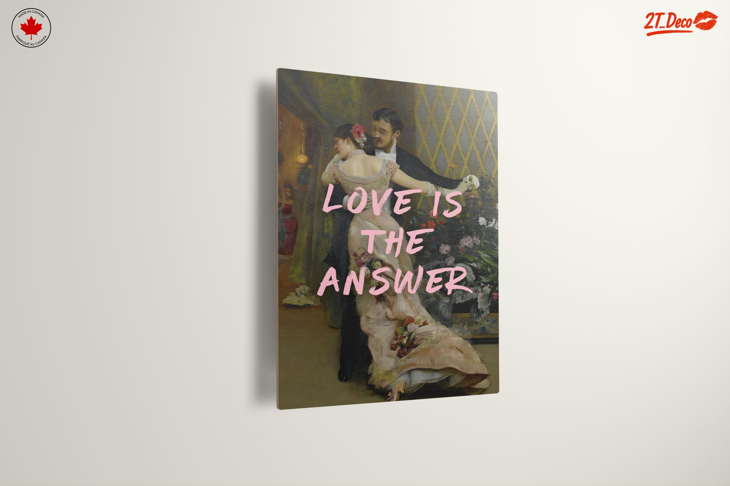 Romantic Artistic Portrait with Text - Image 13