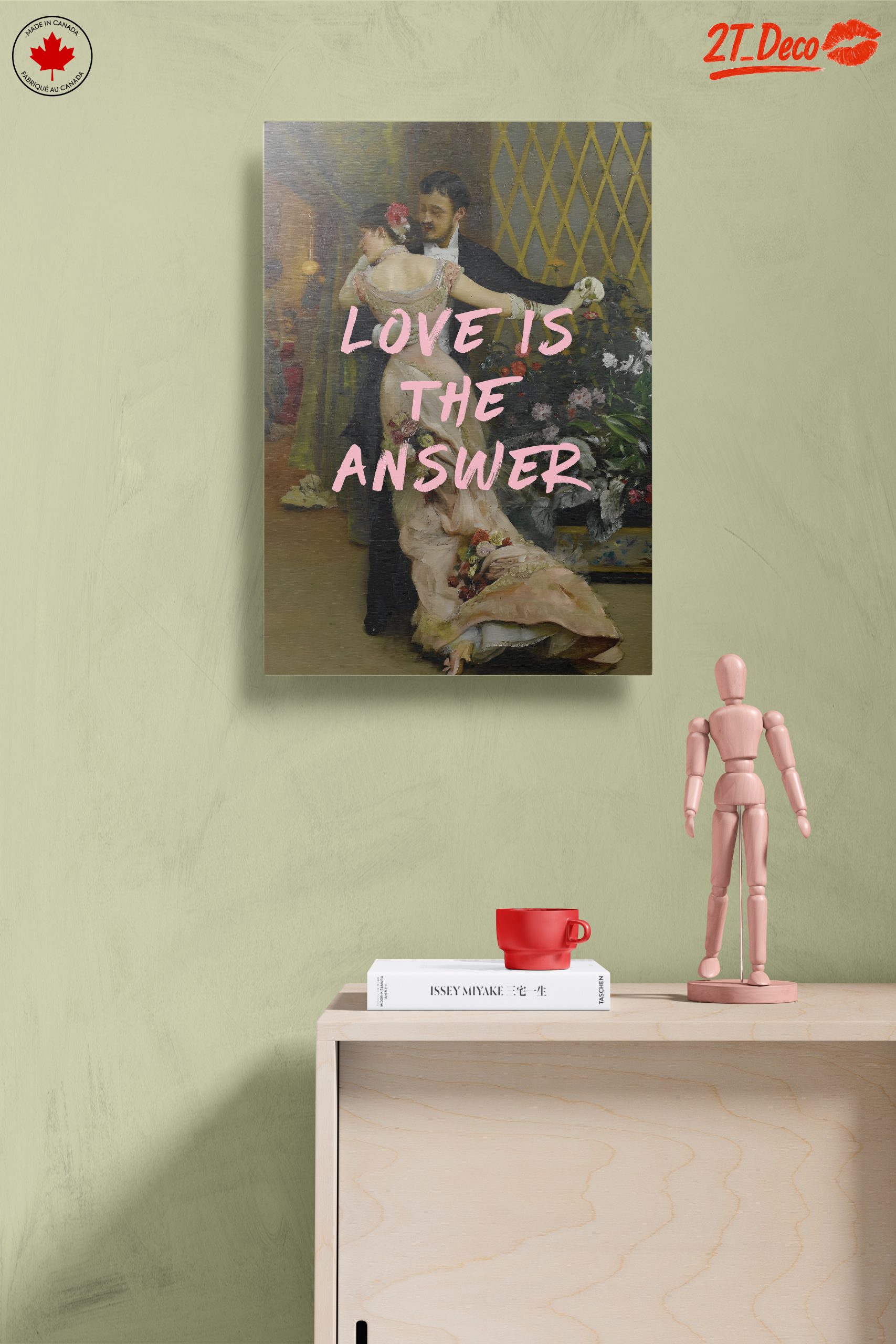 Romantic Artistic Portrait with Text - Image 14