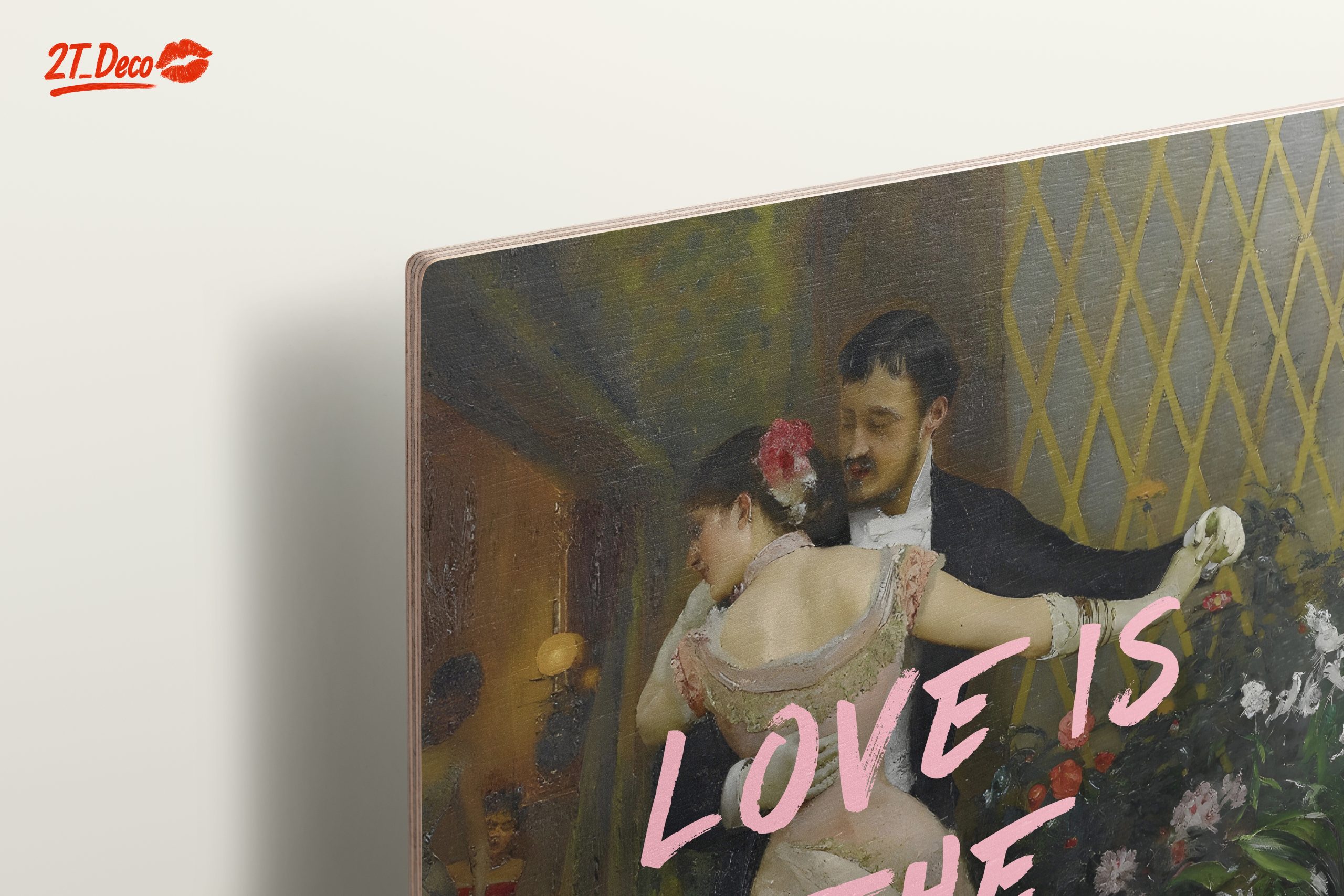 Romantic Artistic Portrait with Text - Image 15