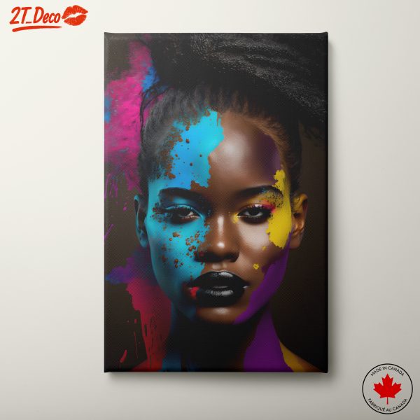Vibrant Contemporary Cultural Portrait Art