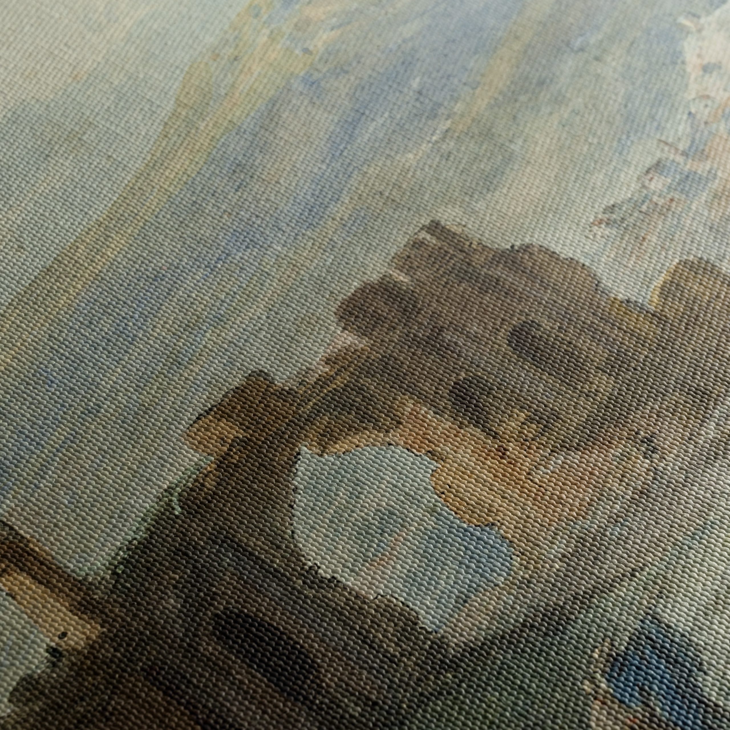 Ancient Ruins Landscape Art - Image 5