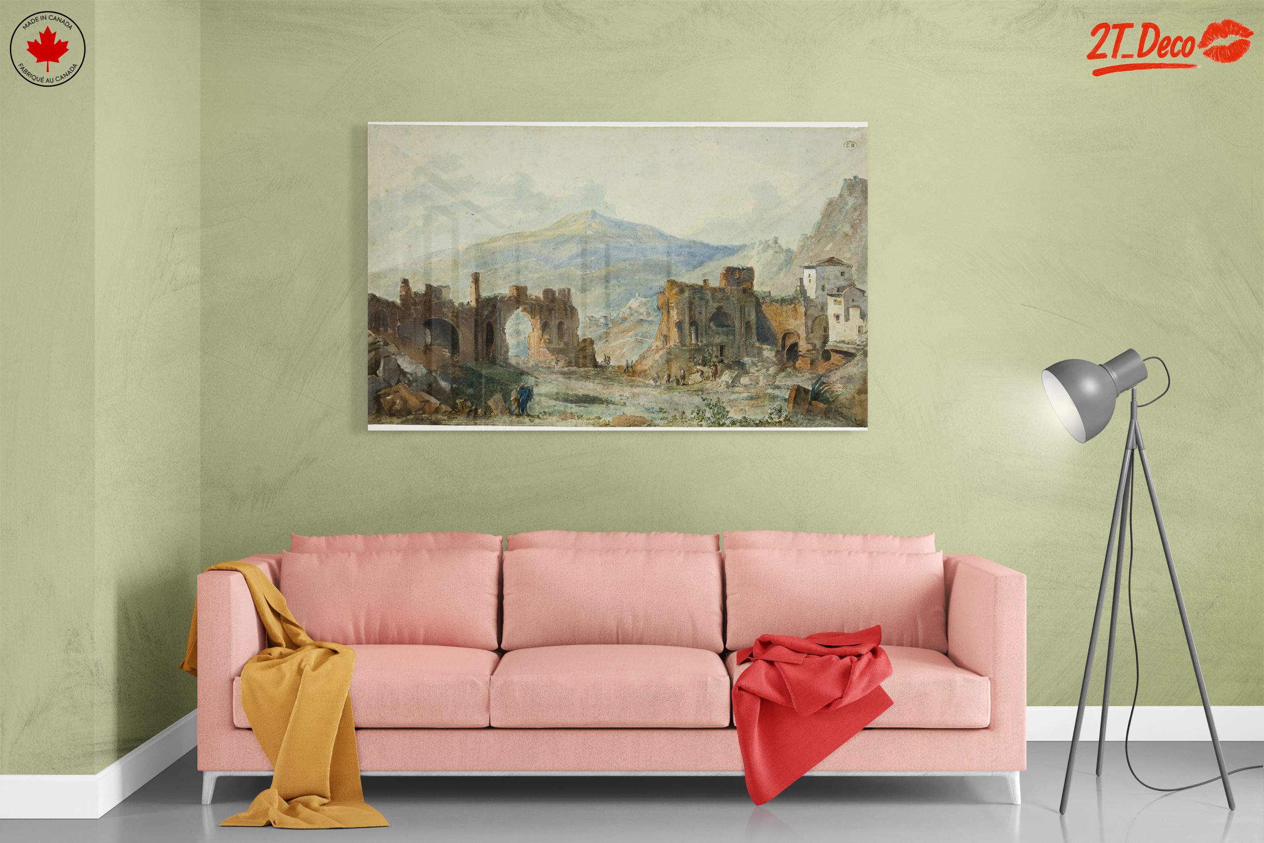 Ancient Ruins Landscape Art - Image 7