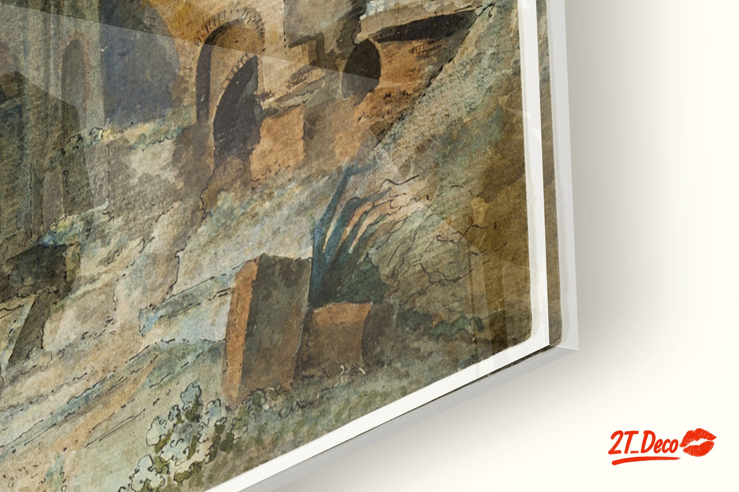 Ancient Ruins Landscape Art - Image 9