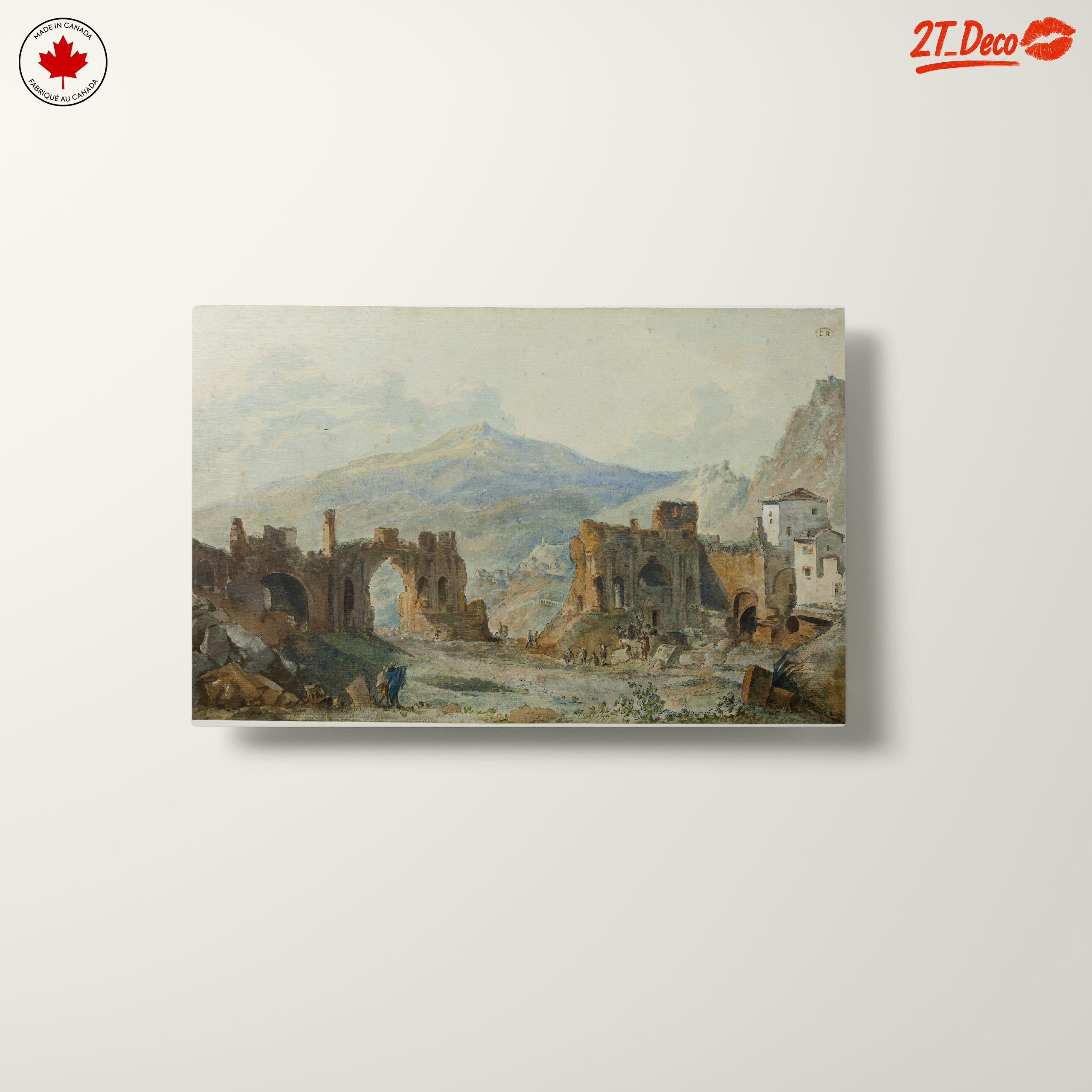 Ancient Ruins Landscape Art - Image 10