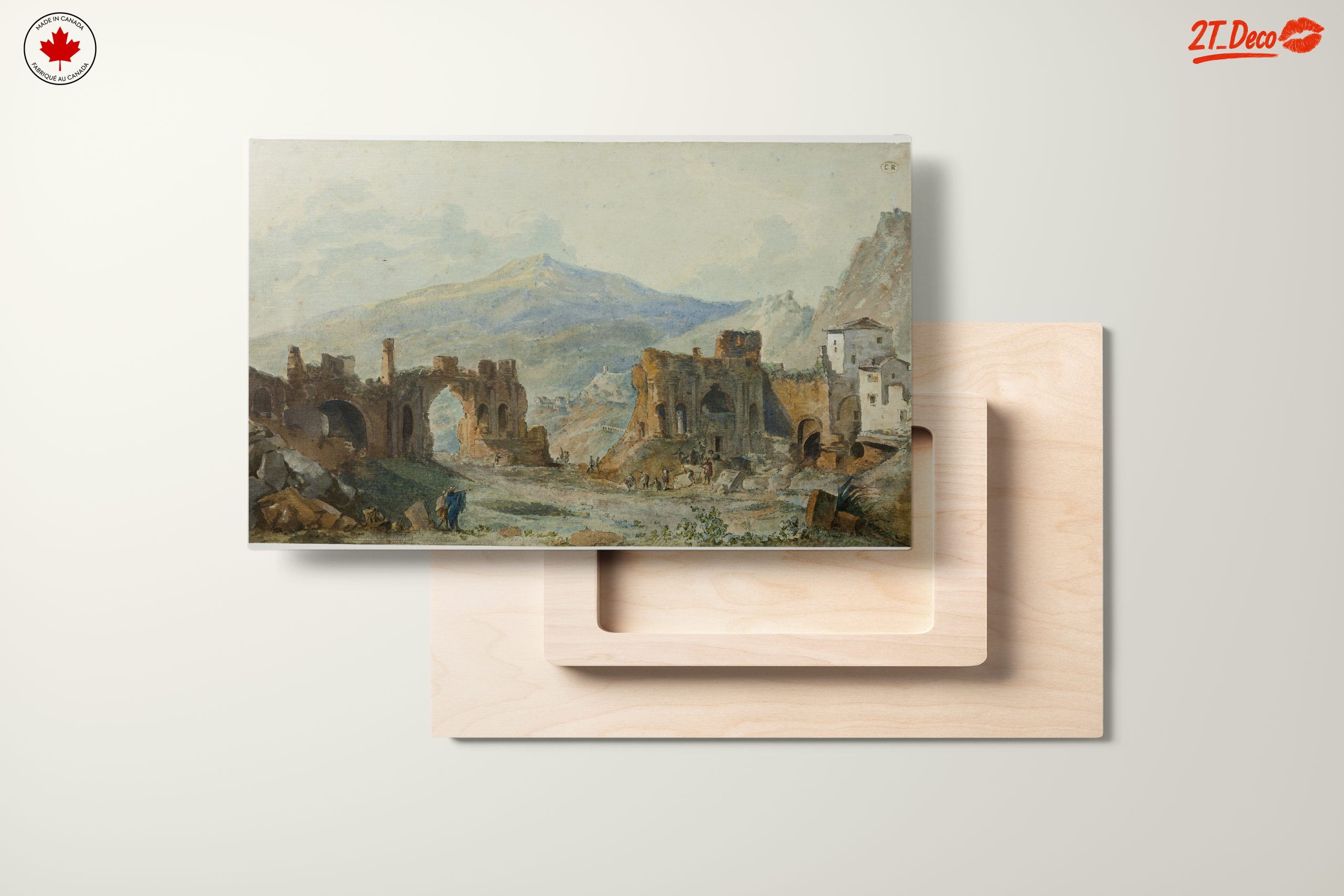 Ancient Ruins Landscape Art - Image 11