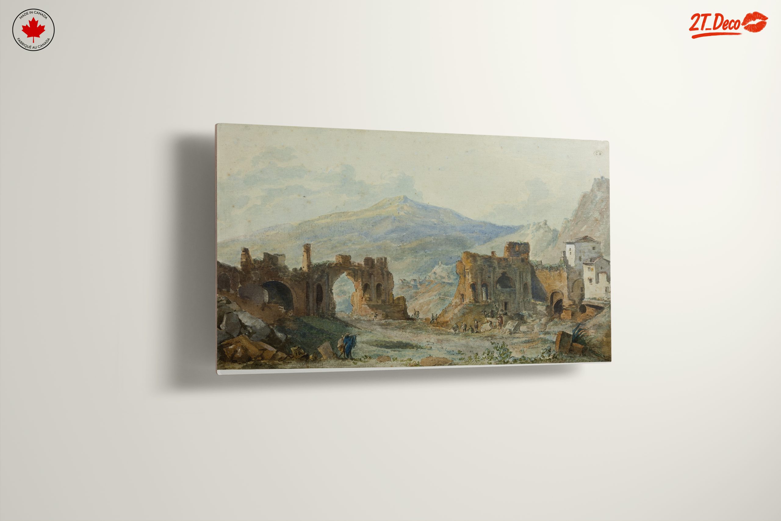 Ancient Ruins Landscape Art - Image 13