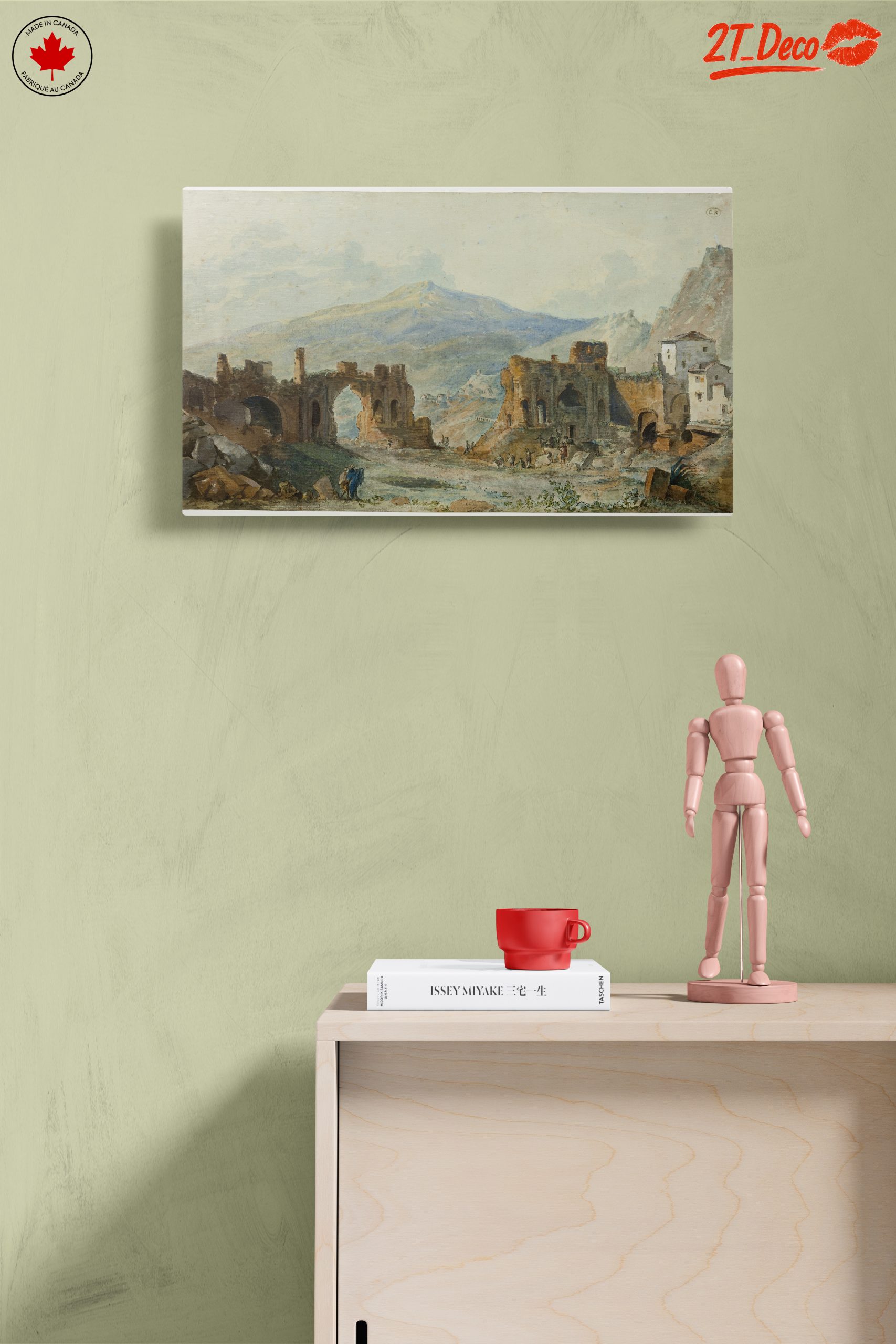 Ancient Ruins Landscape Art - Image 14