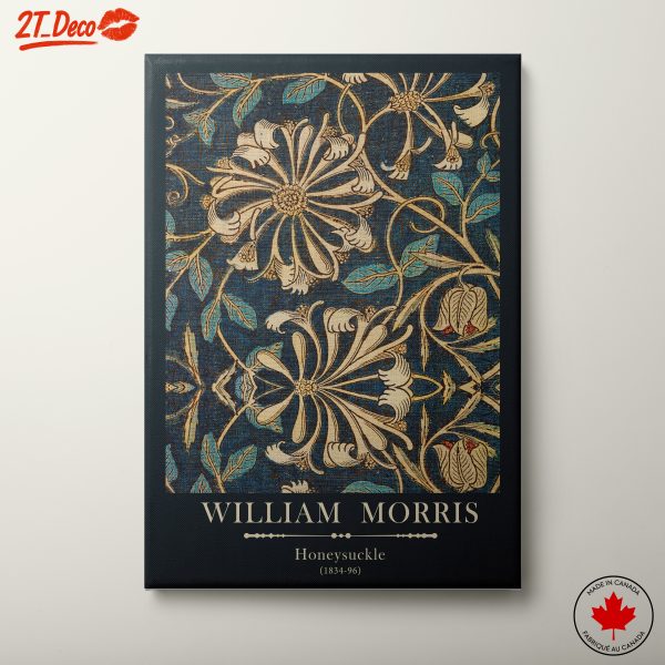 William Morris Honeysuckle Floral Art