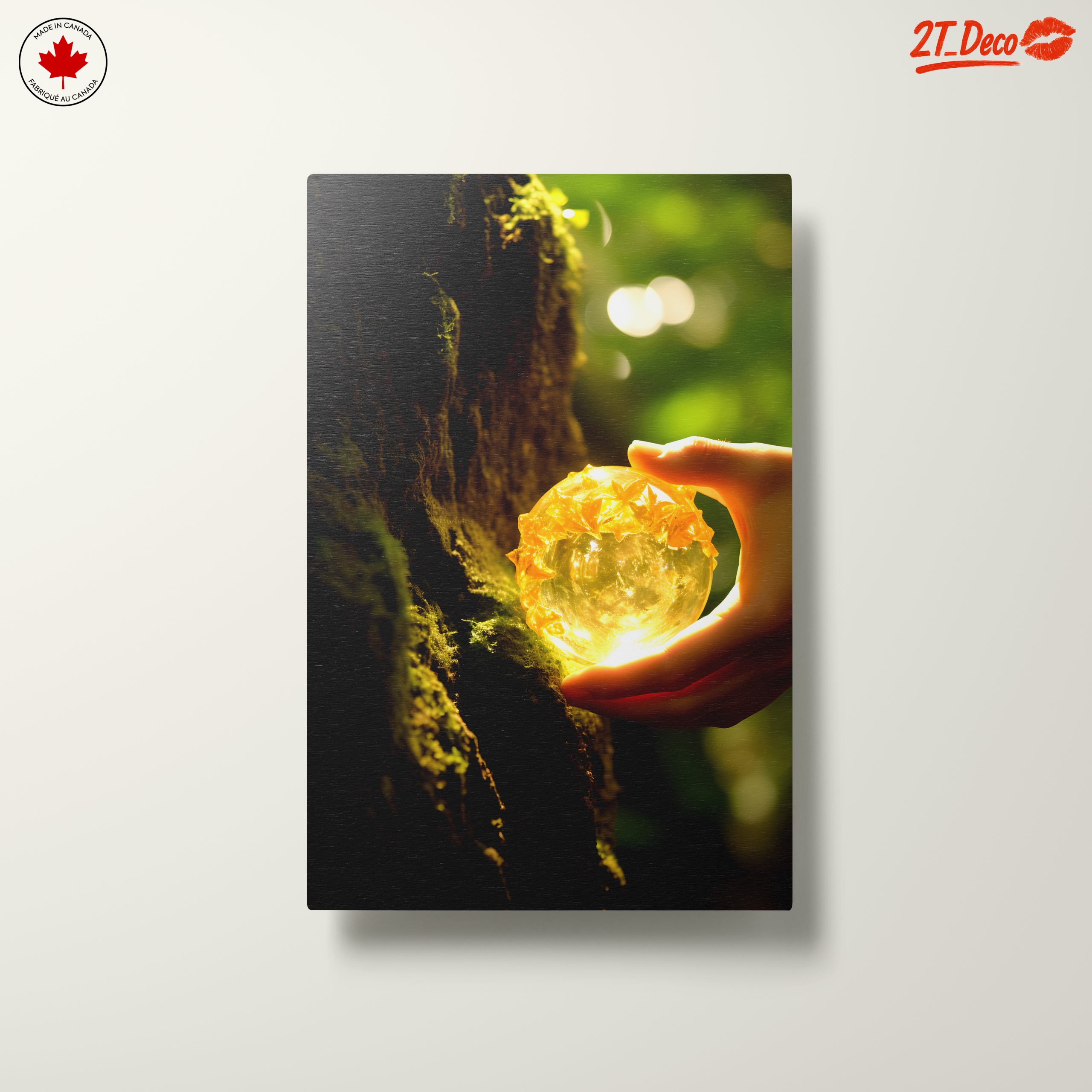 Glowing Orb in Lush Greenery - Image 10