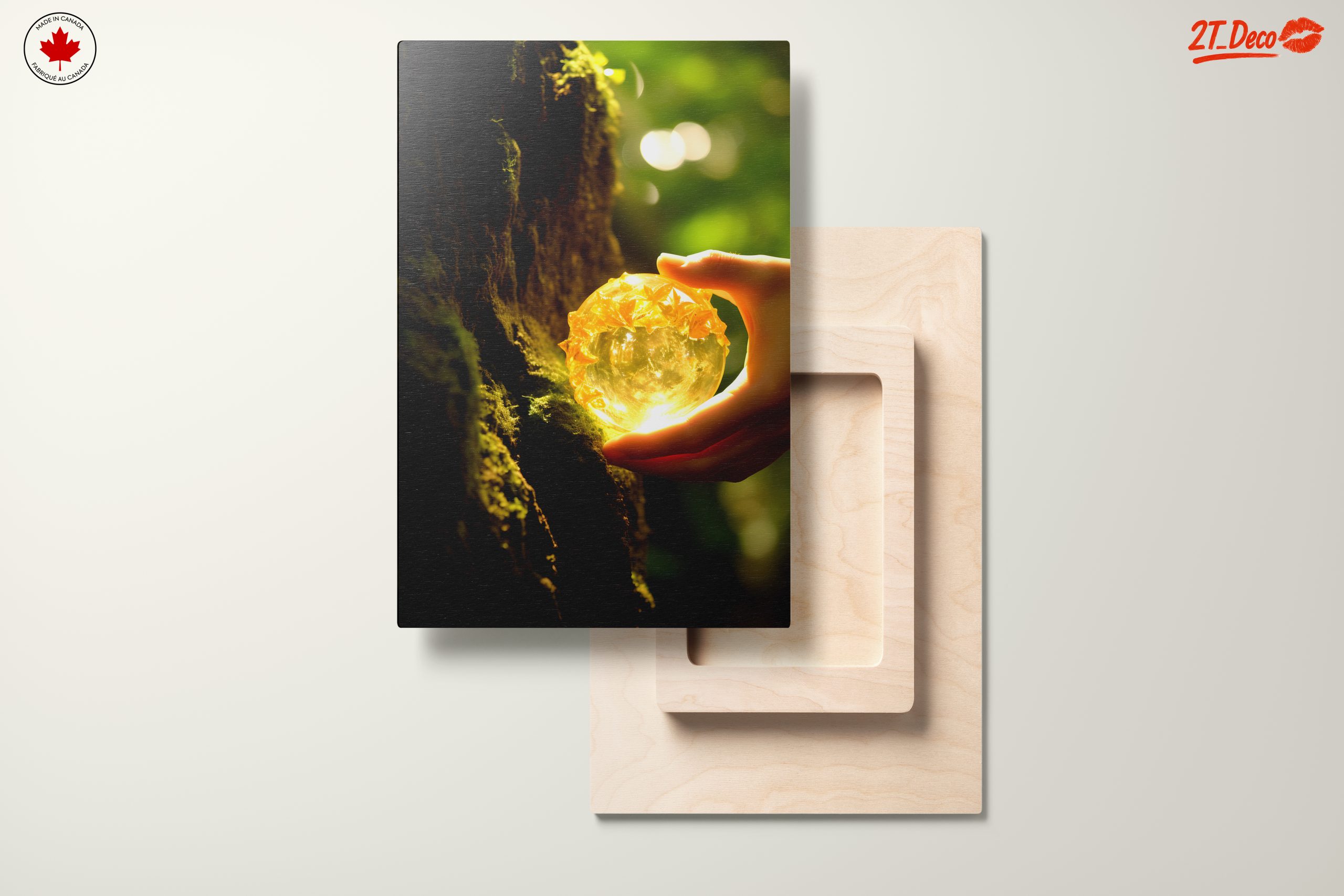 Glowing Orb in Lush Greenery - Image 11