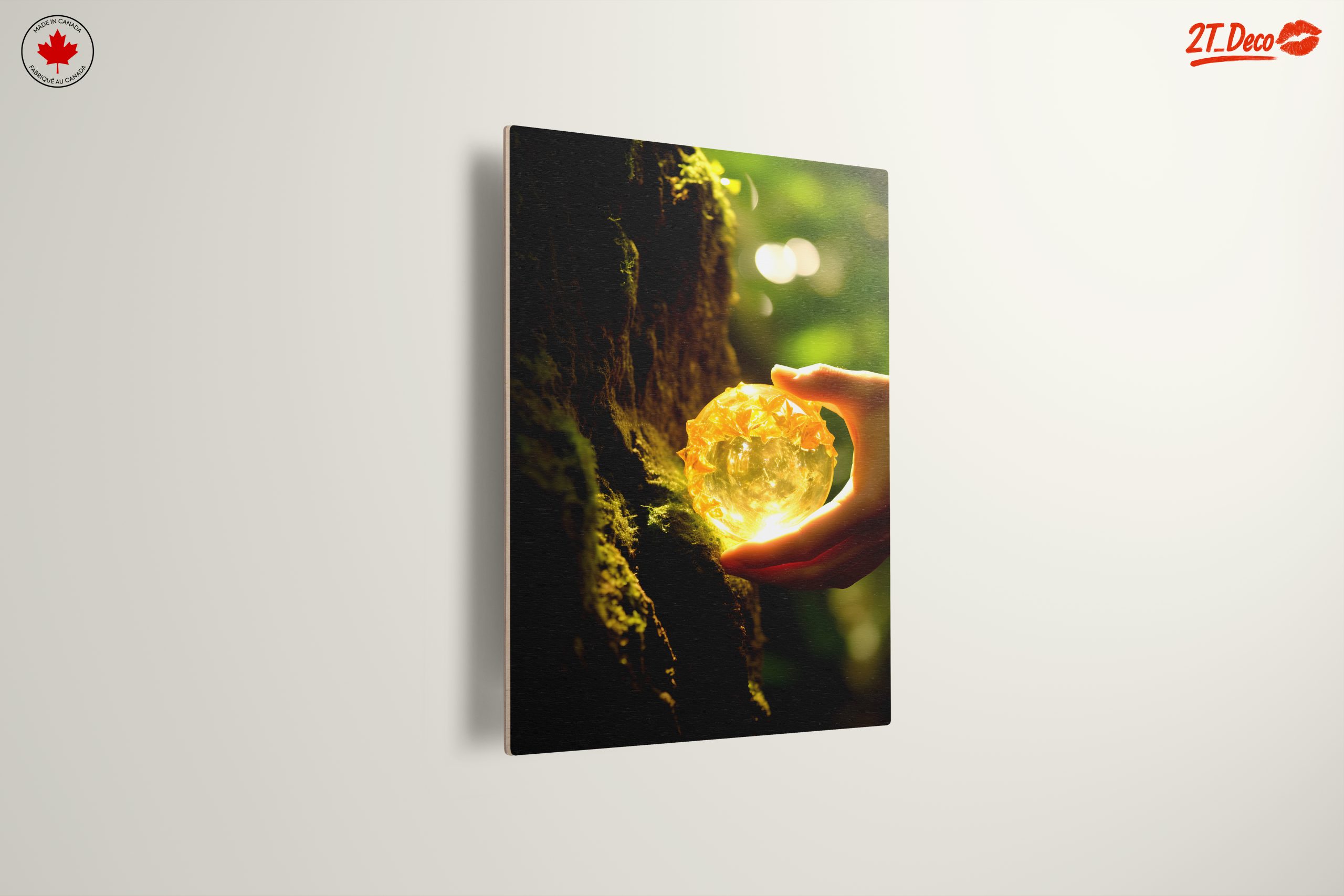 Glowing Orb in Lush Greenery - Image 13