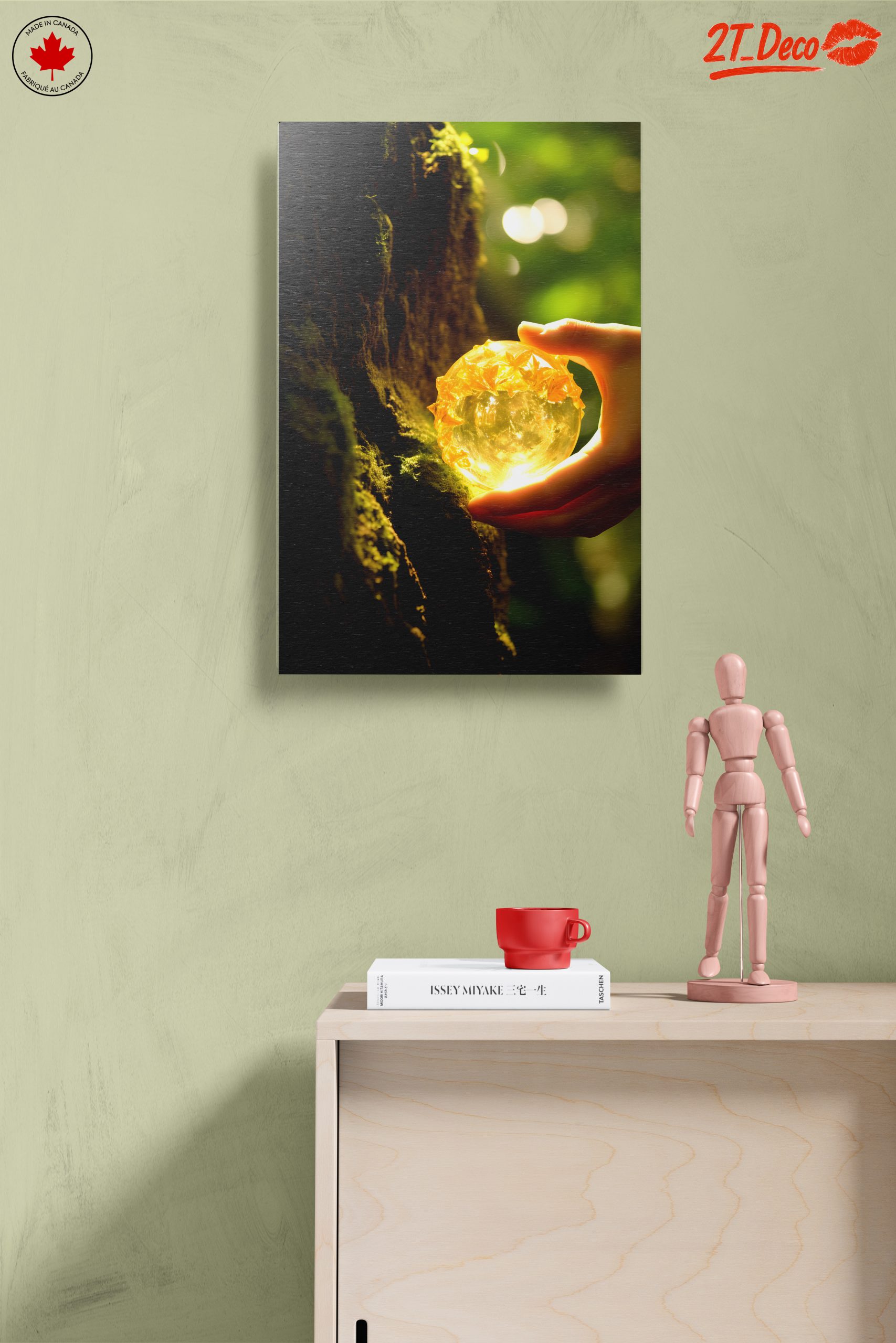 Glowing Orb in Lush Greenery - Image 14