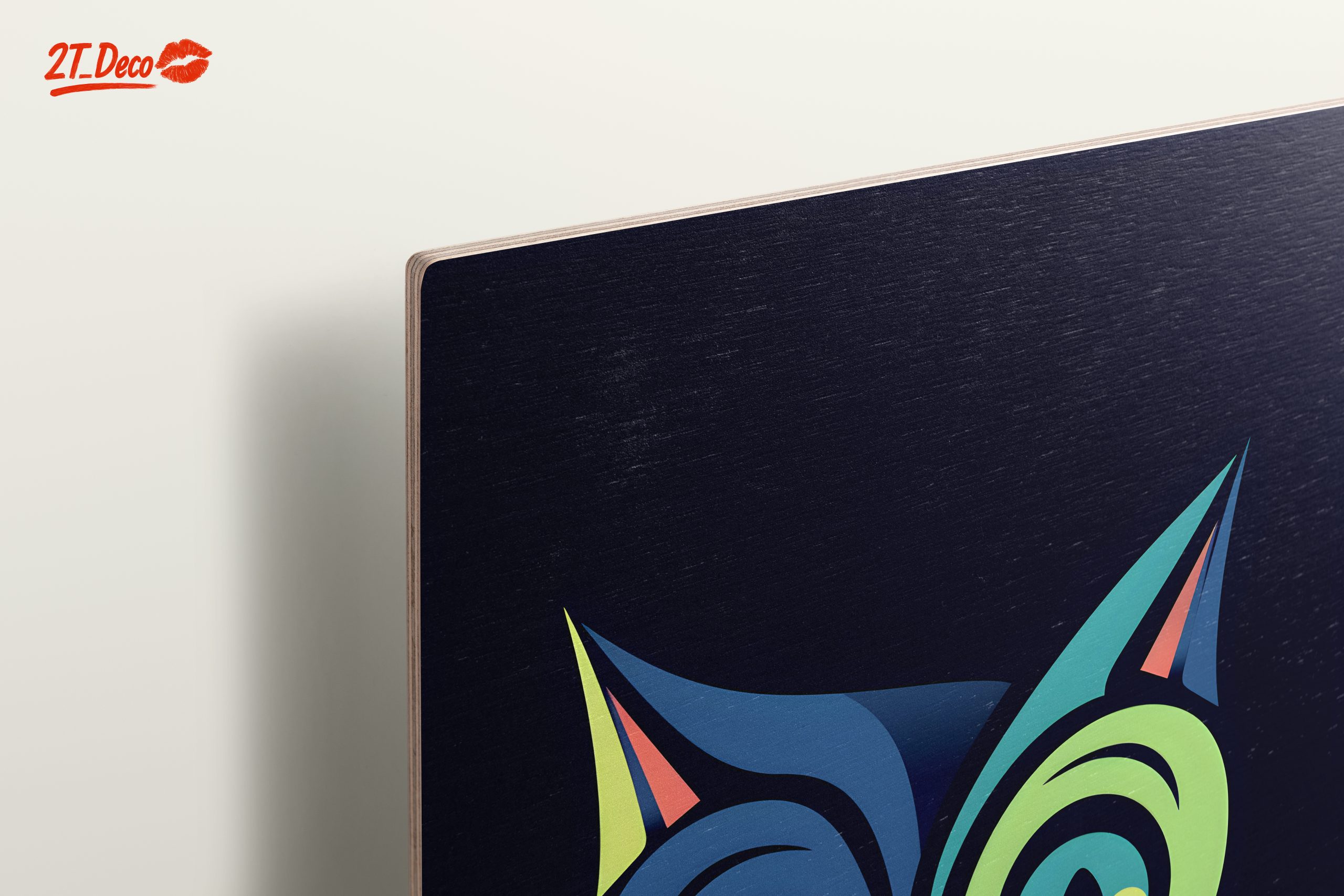 Stylized Colorful Cat Artwork - Image 15