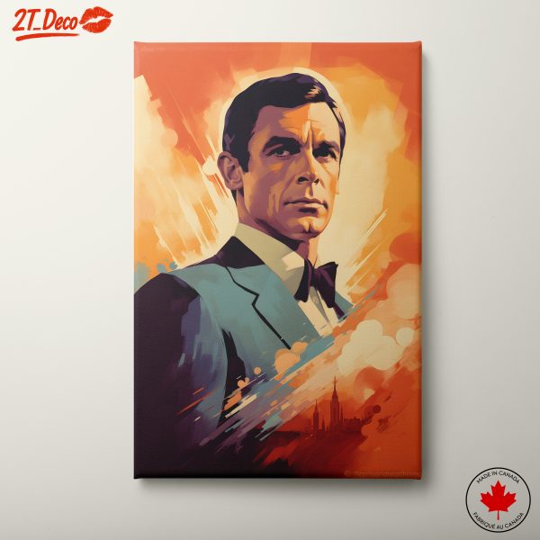 Stylized Classic Cinema Character Artwork