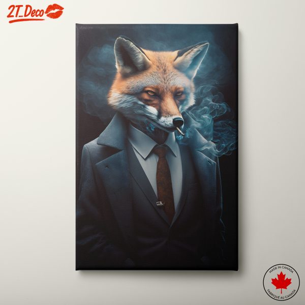 Stylized Fox Character in a Suit