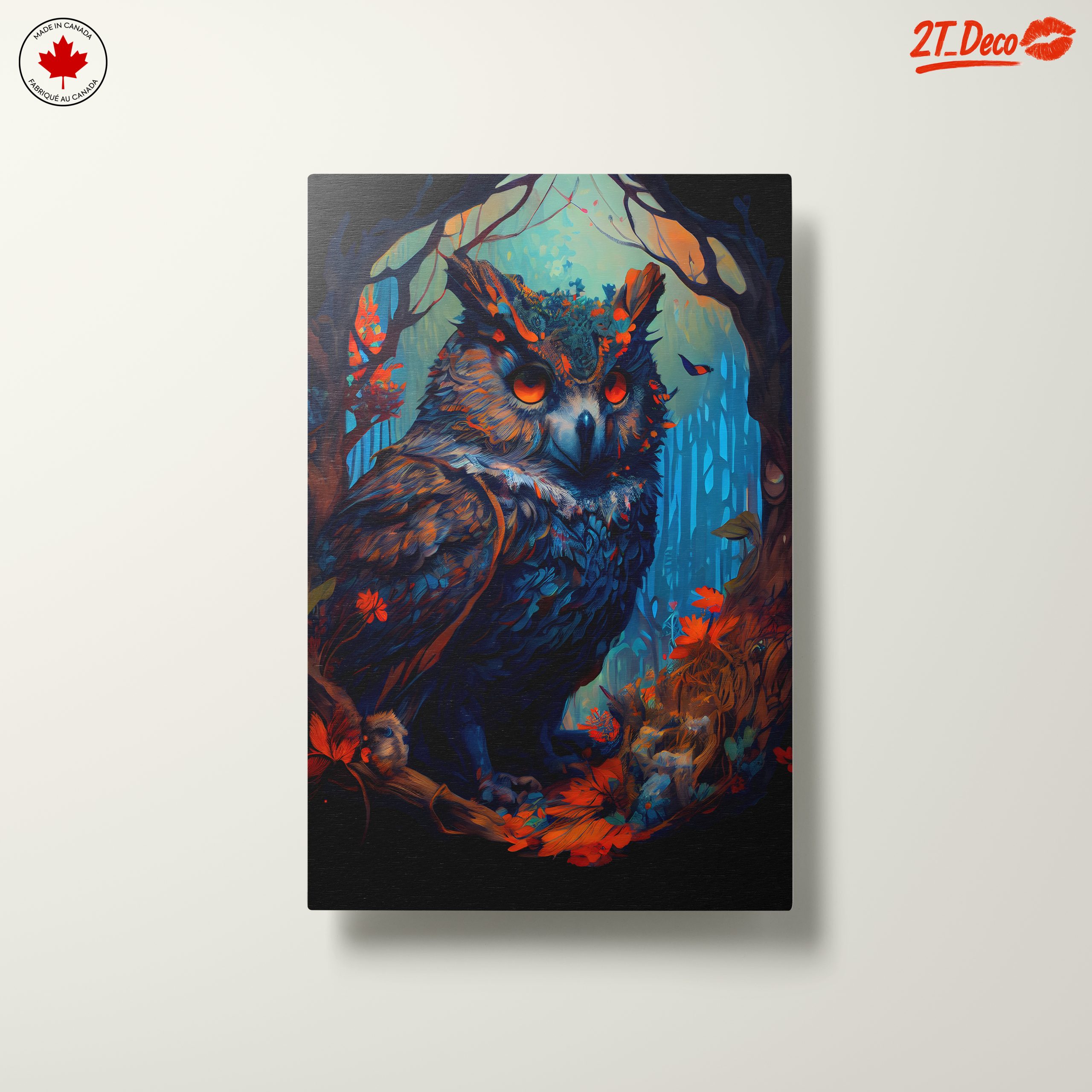Vibrant Whimsical Owl Illustration - Image 10
