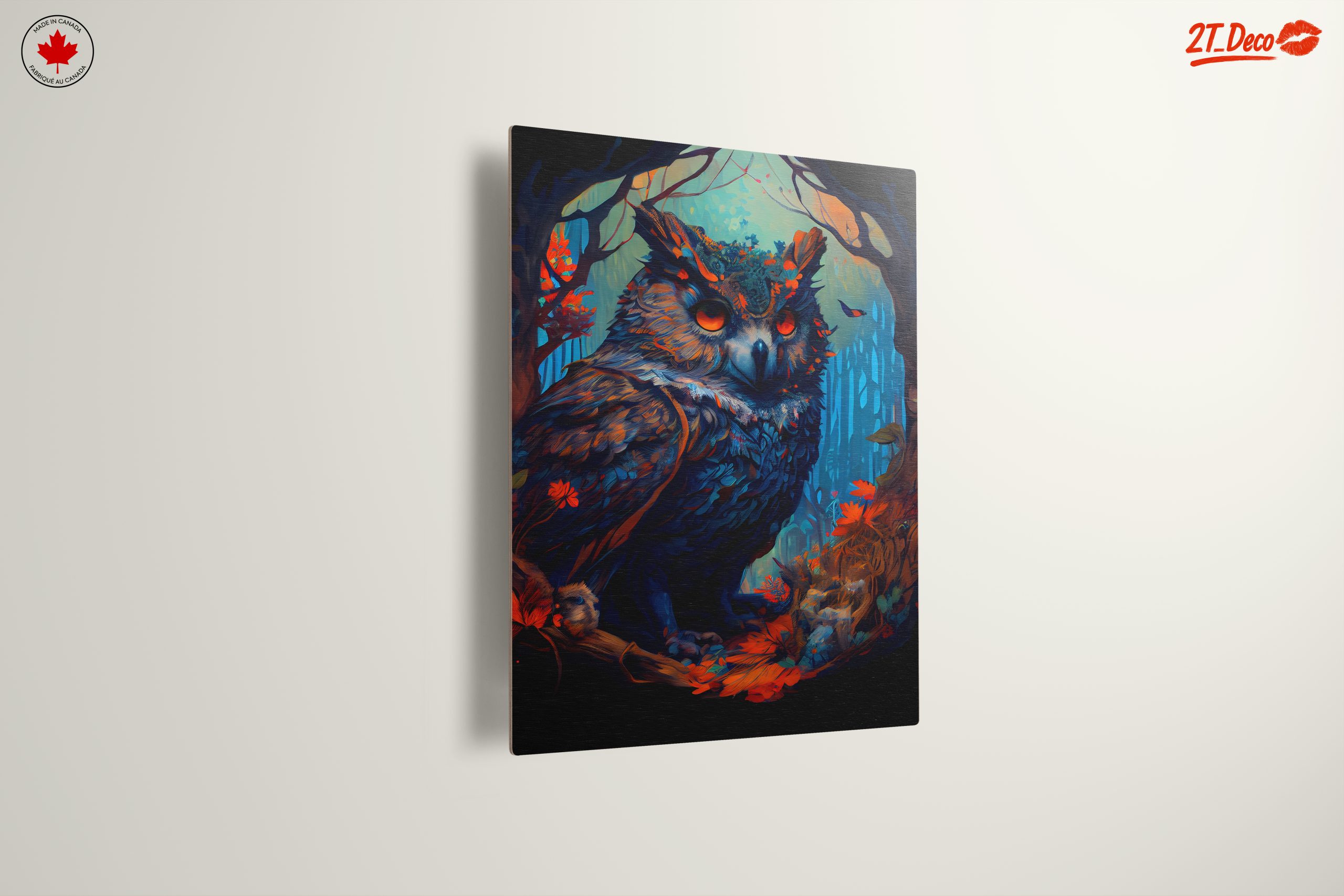 Vibrant Whimsical Owl Illustration - Image 13