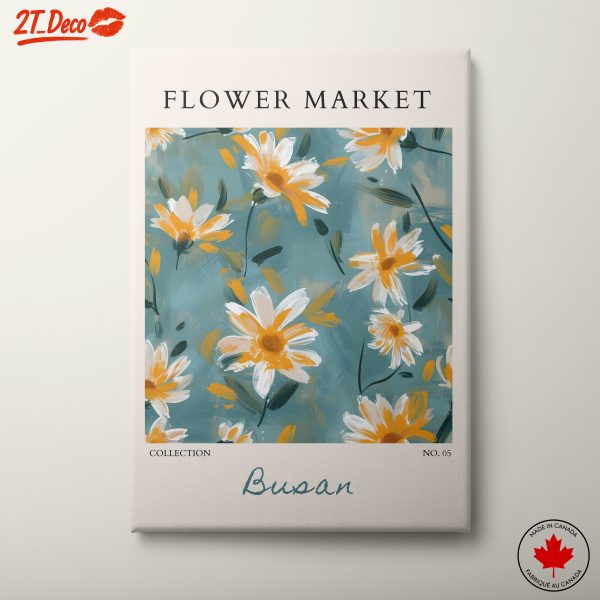 Flower Market Floral Illustration
