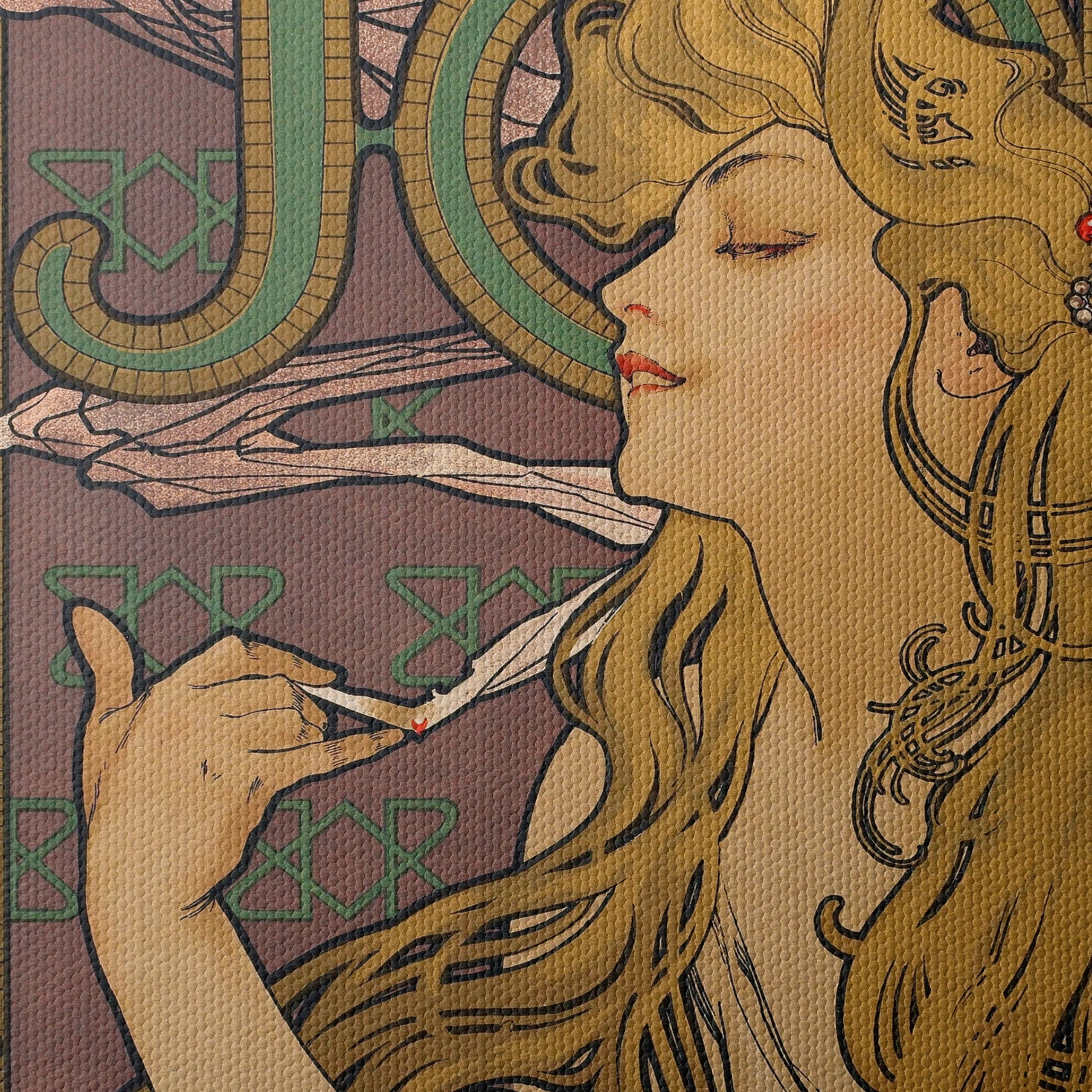Alphonse Mucha Style Art Nouveau Print - Image 4