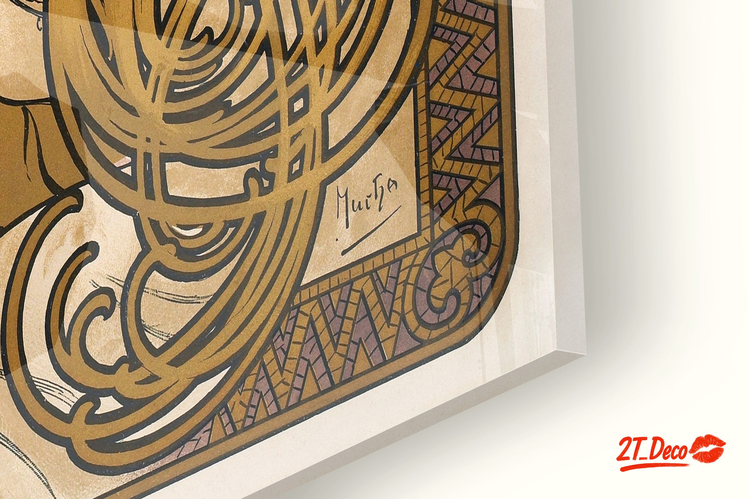 Alphonse Mucha Style Art Nouveau Print - Image 9