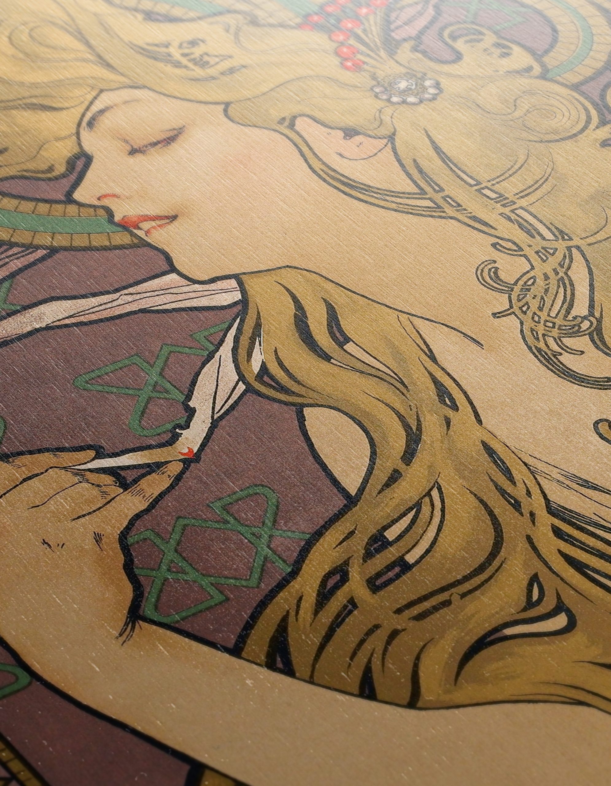 Alphonse Mucha Style Art Nouveau Print - Image 12