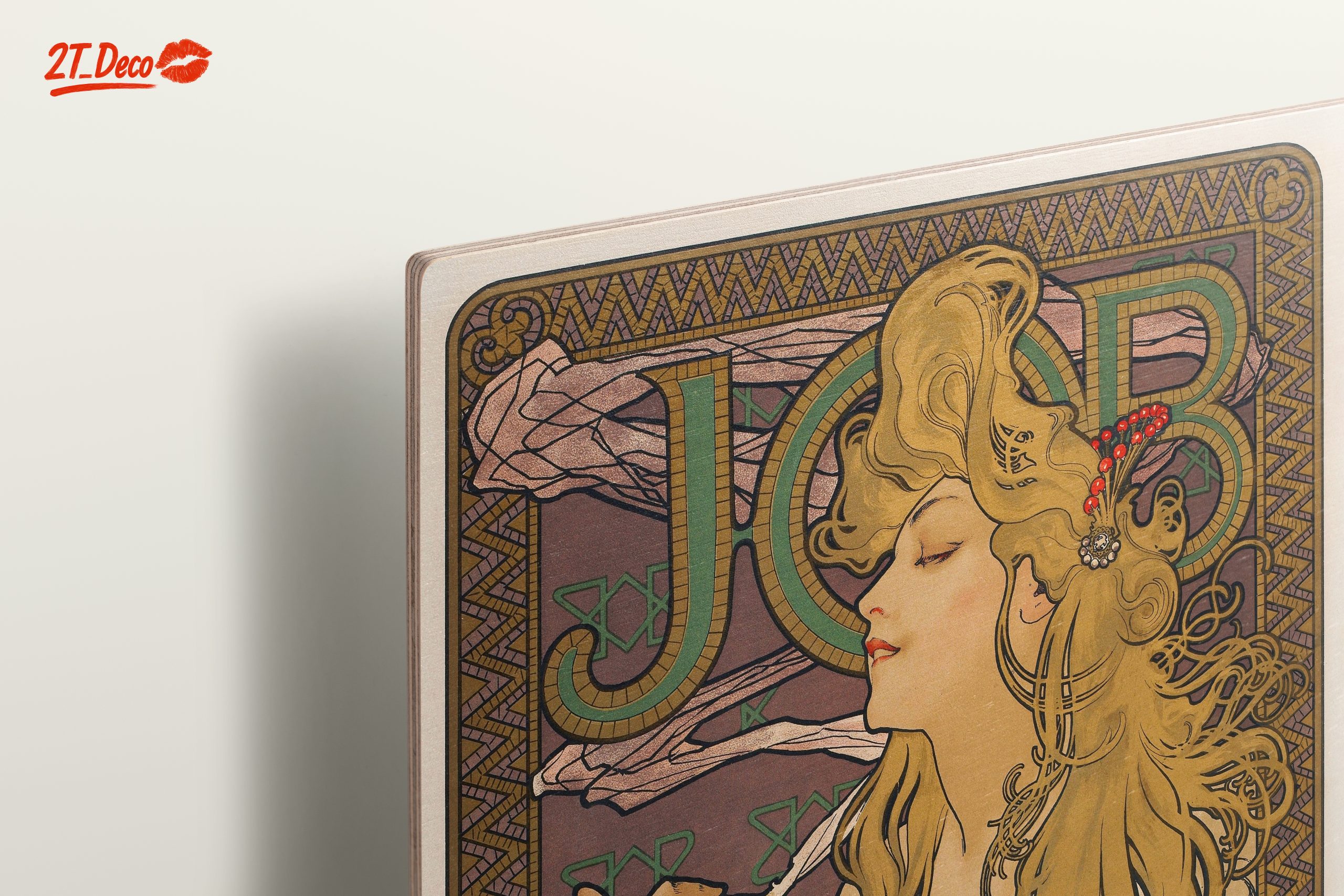 Alphonse Mucha Style Art Nouveau Print - Image 15