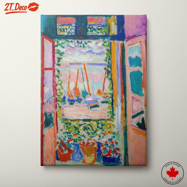 Vibrant Botanical Window Scene