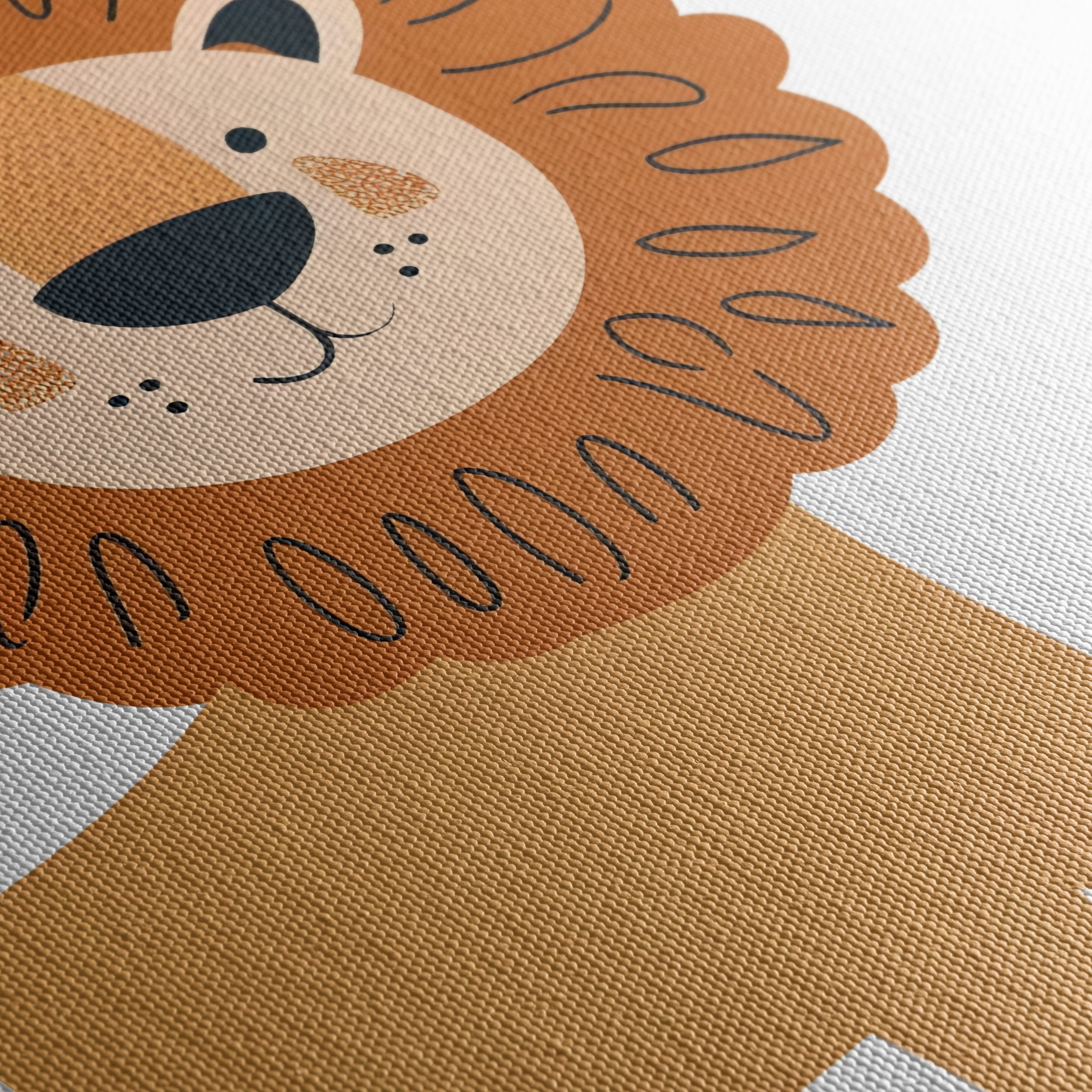 Adorable Whimsical Lion Illustration - Image 5