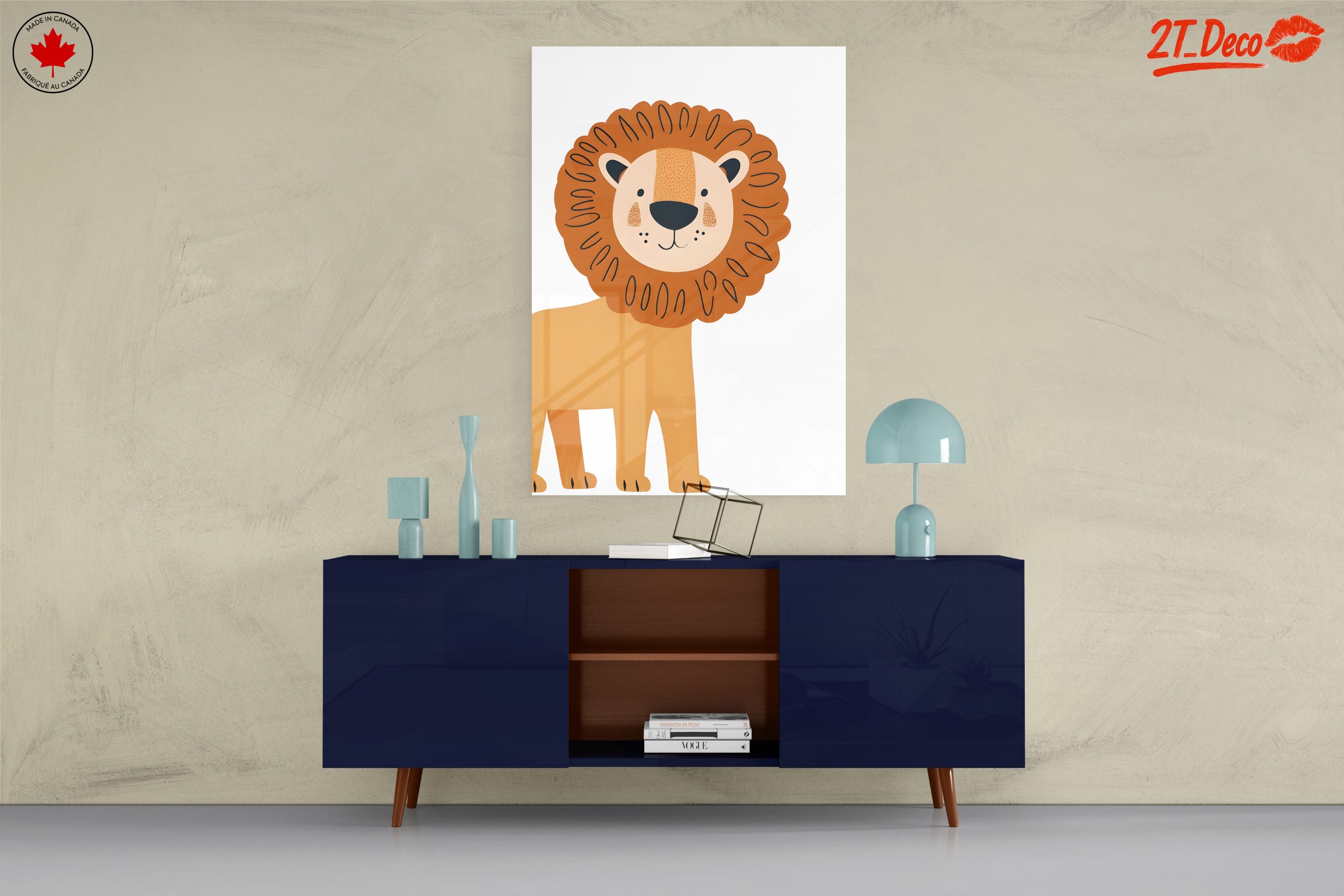 Adorable Whimsical Lion Illustration - Image 8