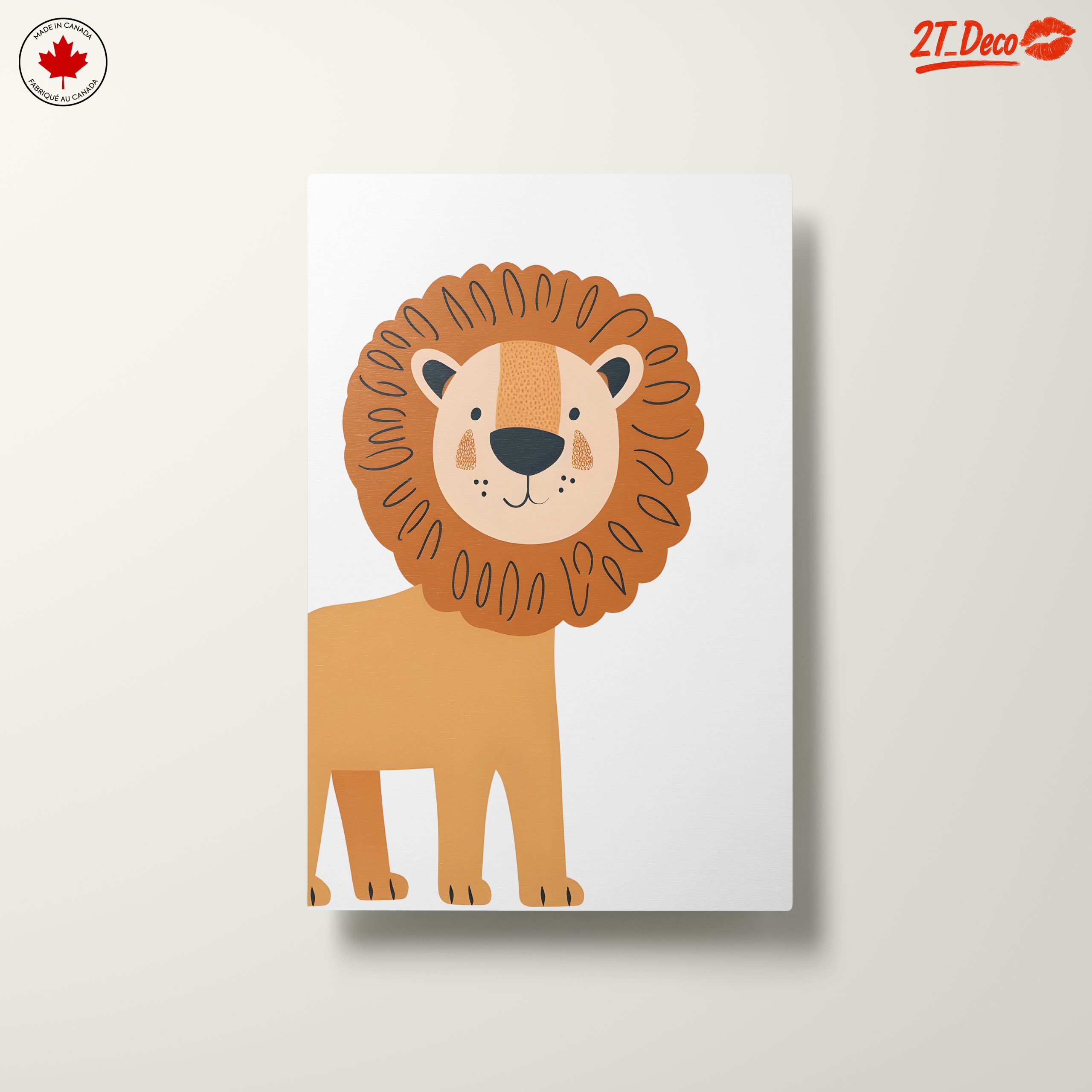 Adorable Whimsical Lion Illustration - Image 10